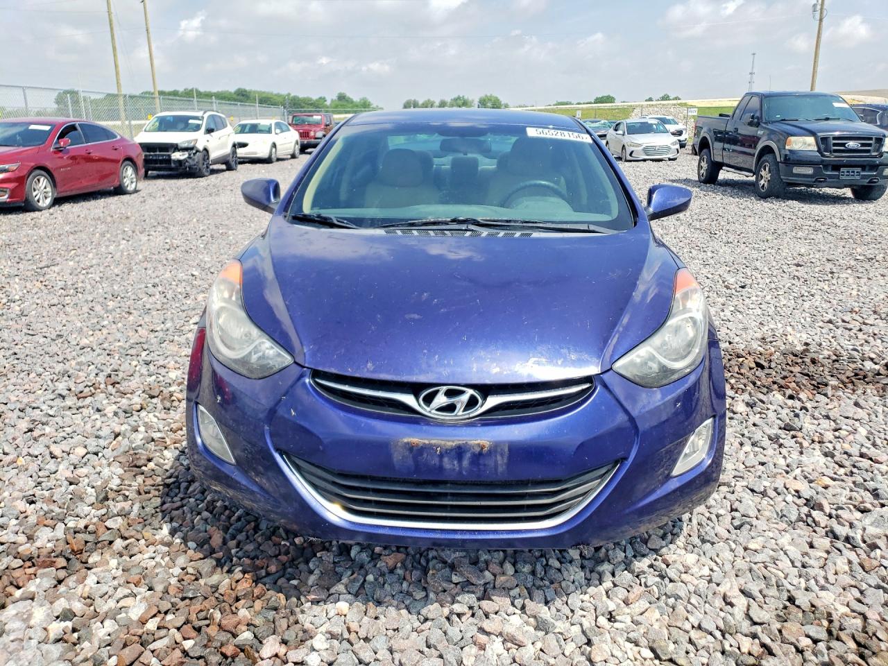 2013 Hyundai Elantra Gls Blue vin: 5NPDH4AE3DH383033