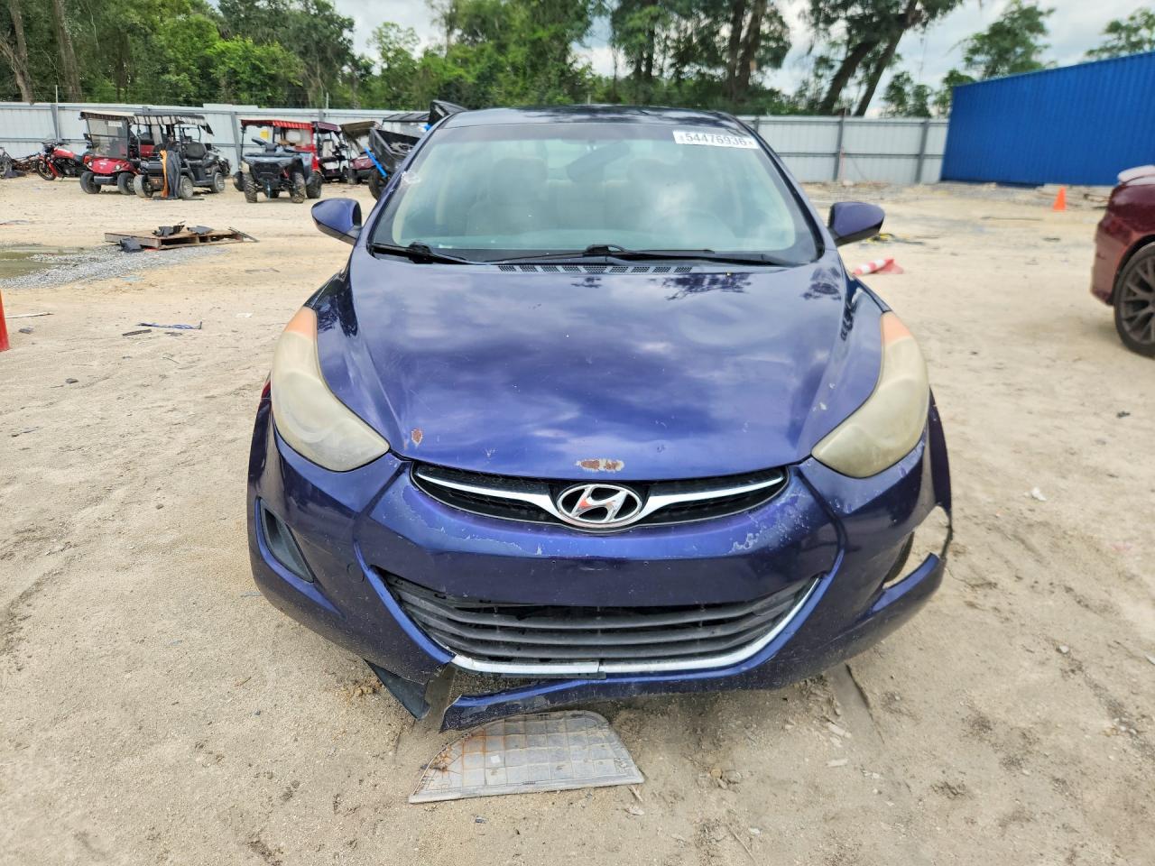 2013 Hyundai Elantra Gls Синий vin: 5NPDH4AE3DH387616