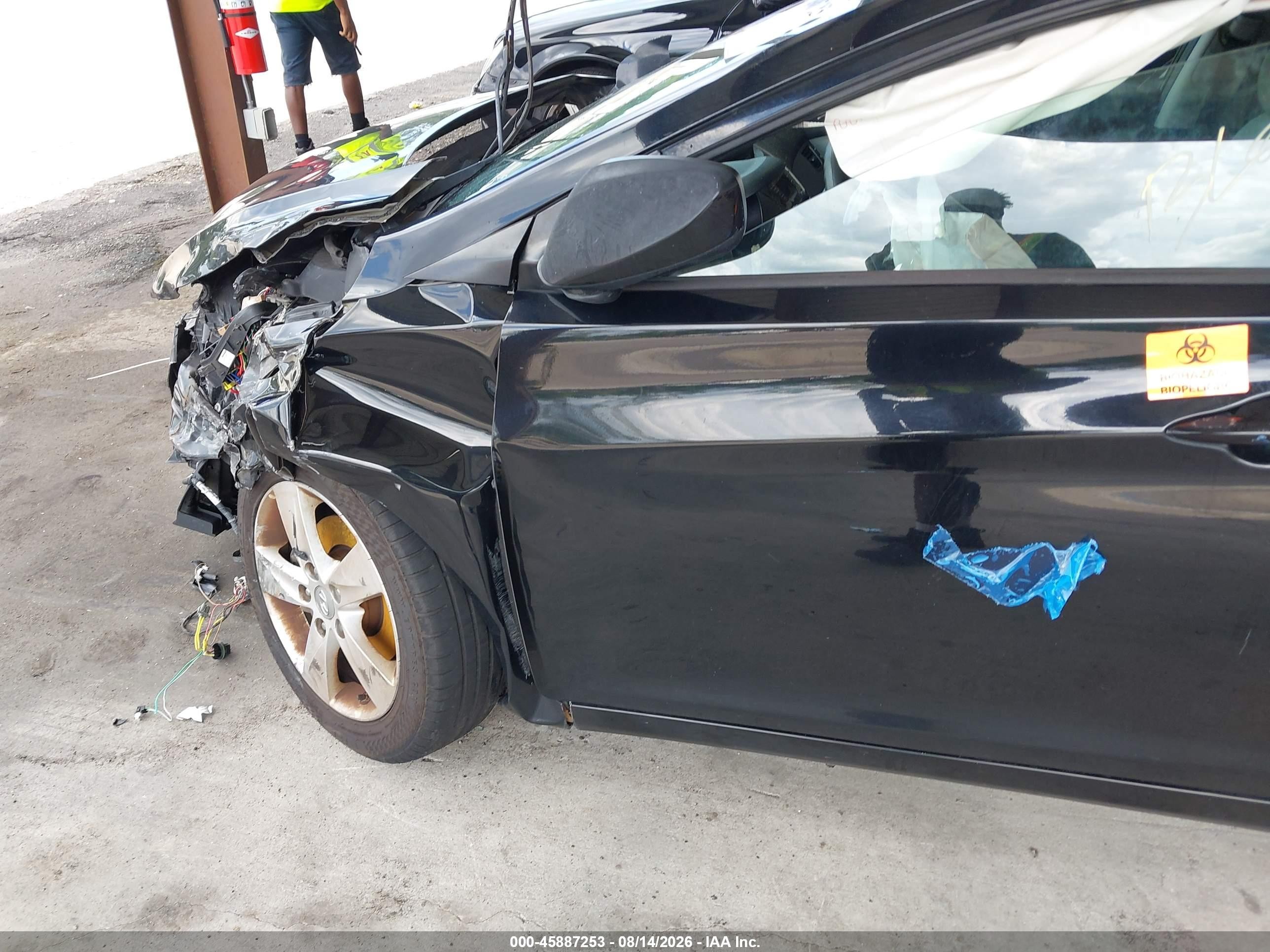 2013 Hyundai Elantra Gls Черный vin: 5NPDH4AE3DH388782
