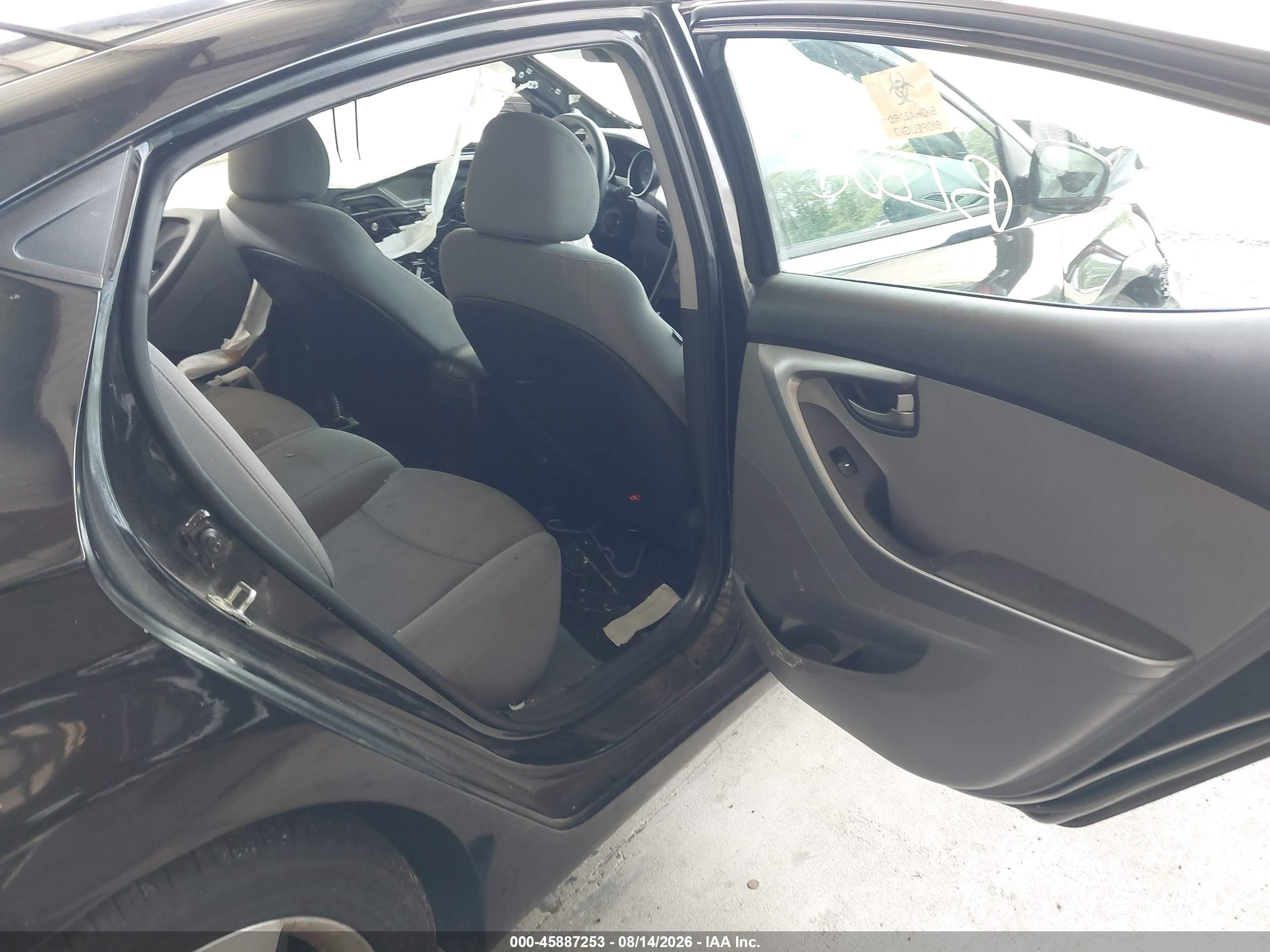 2013 Hyundai Elantra Gls Черный vin: 5NPDH4AE3DH388782
