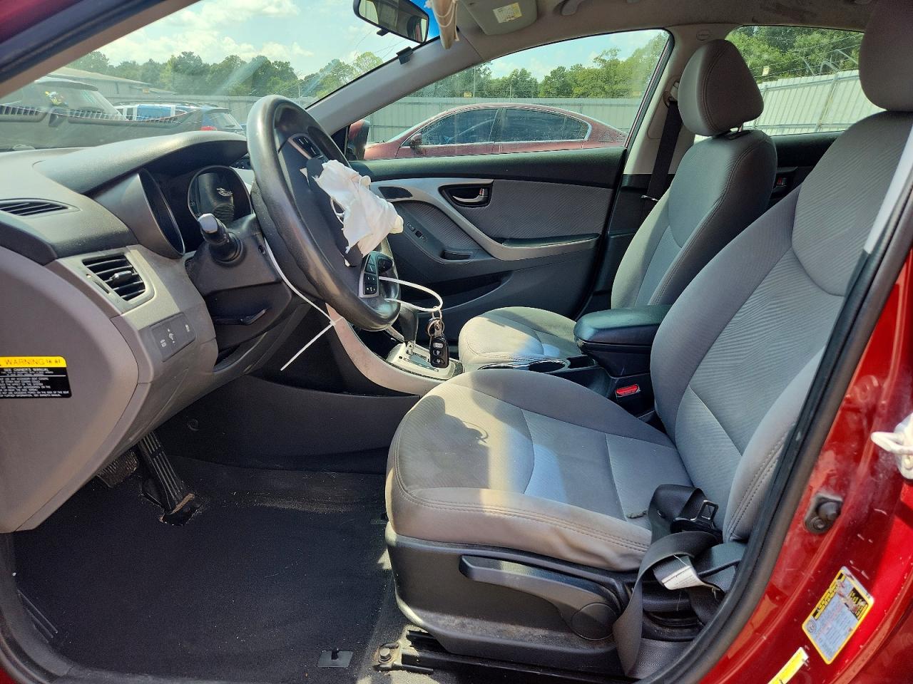 2013 Hyundai Elantra Gls Red vin: 5NPDH4AE3DH390824