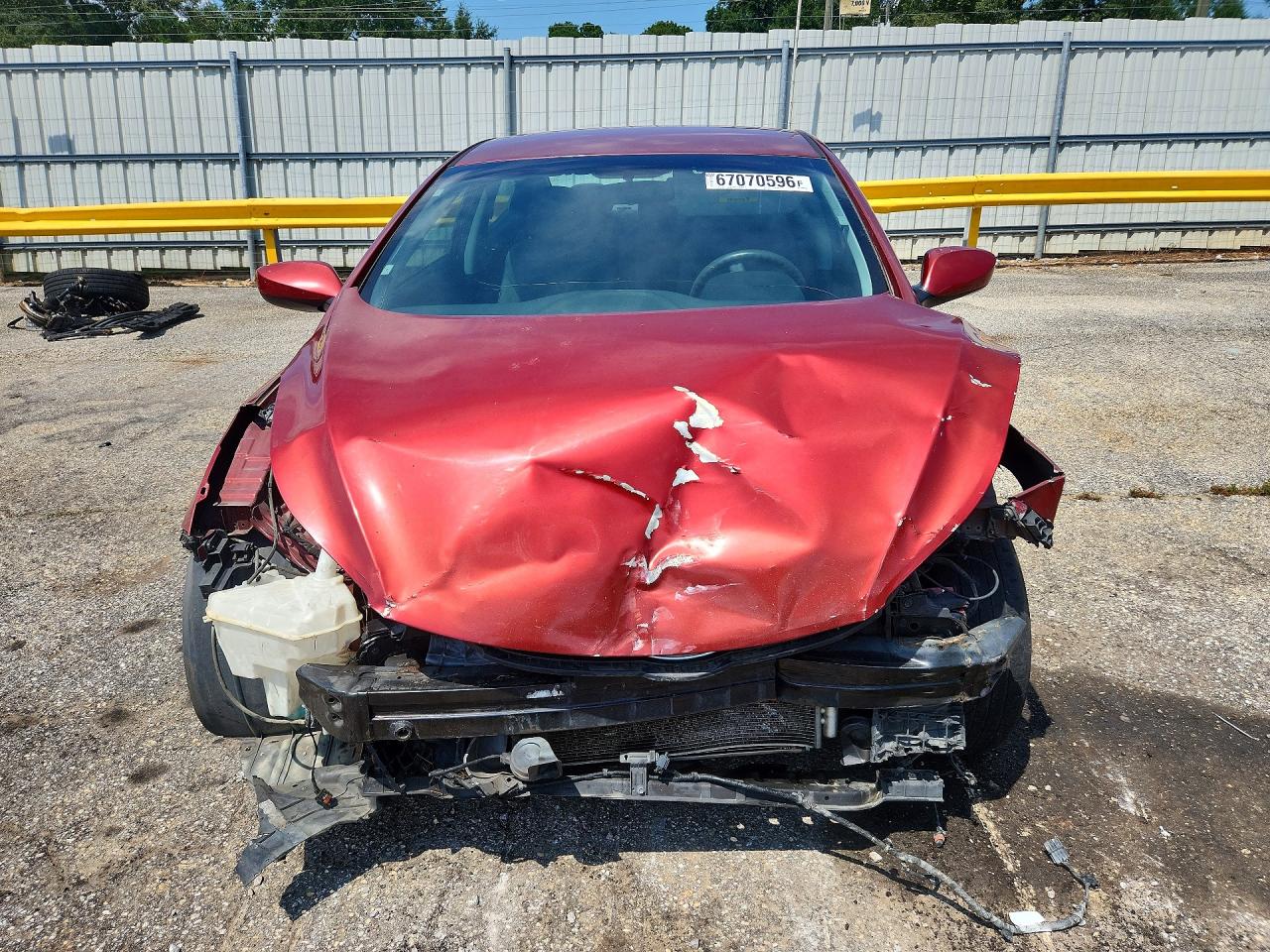 2013 Hyundai Elantra Gls Red vin: 5NPDH4AE3DH390824