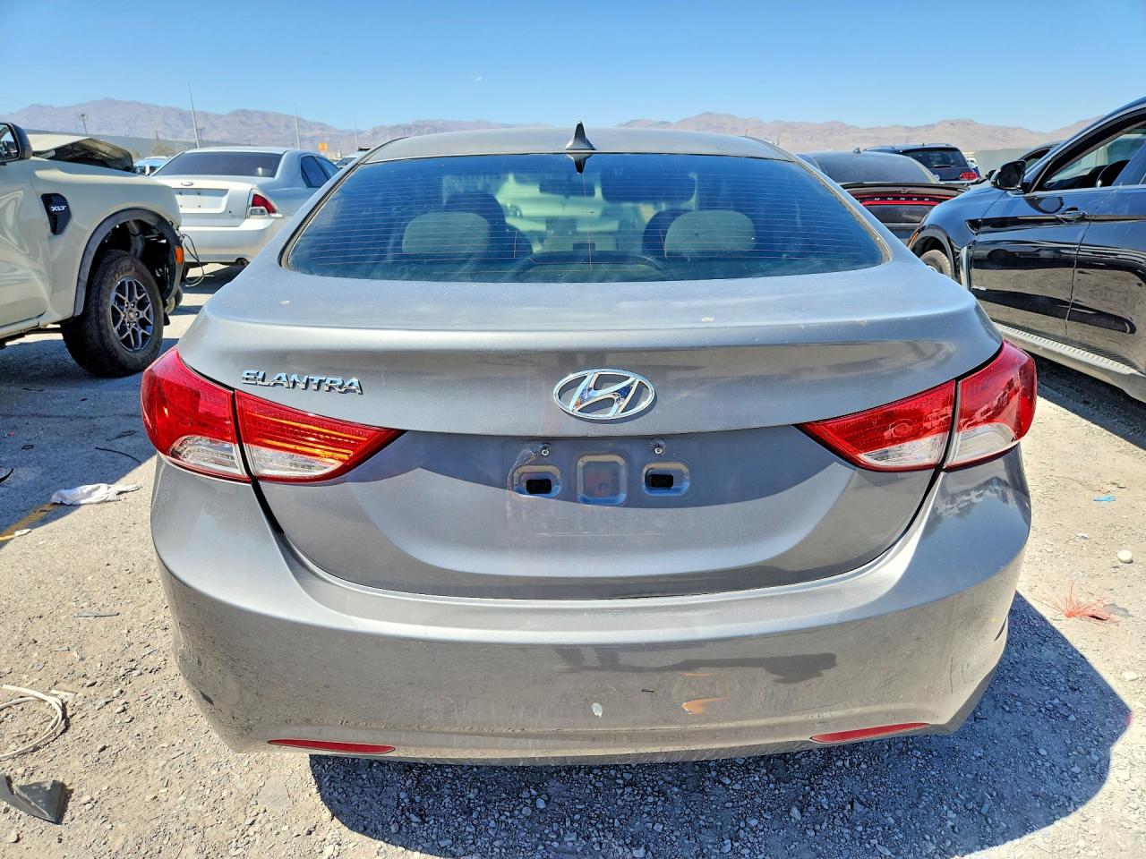 2013 Hyundai Elantra Gls Gray vin: 5NPDH4AE3DH393397