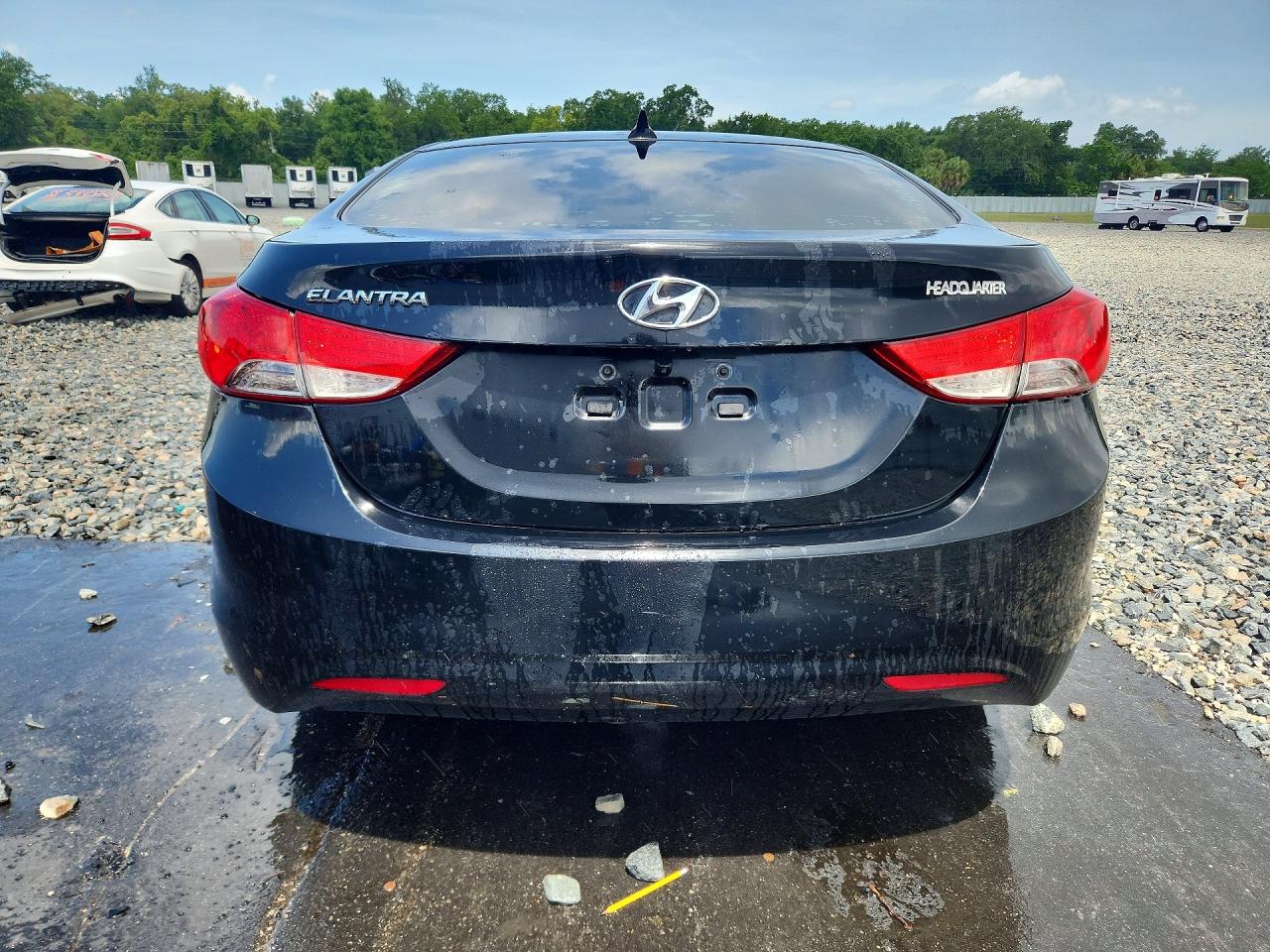 2013 Hyundai Elantra Gls Black vin: 5NPDH4AE3DH394498