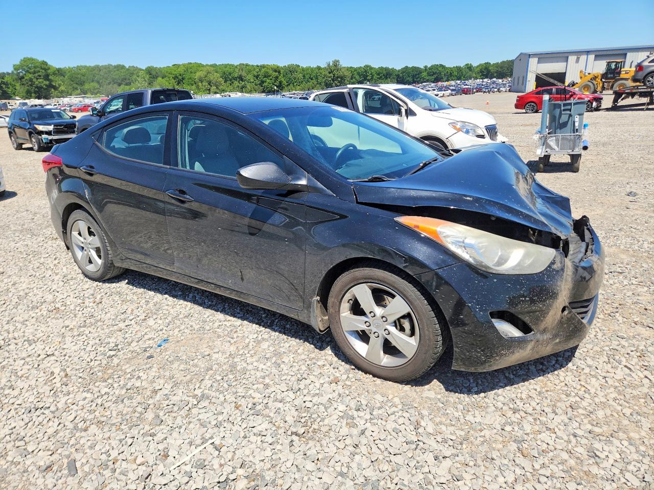 2013 Hyundai Elantra Gls Black vin: 5NPDH4AE3DH396171