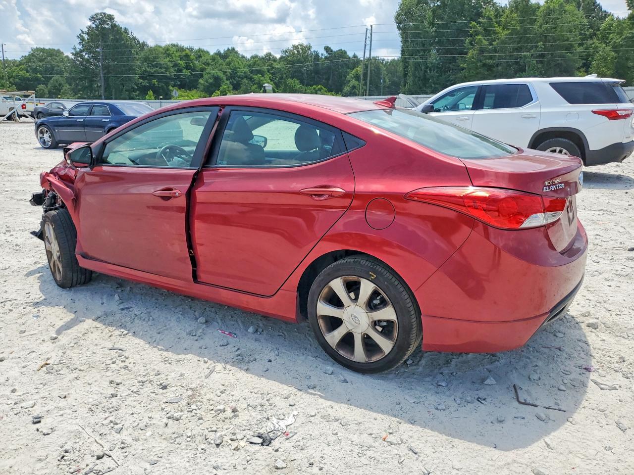 2013 Hyundai Elantra Limited Red vin: 5NPDH4AE3DH399152