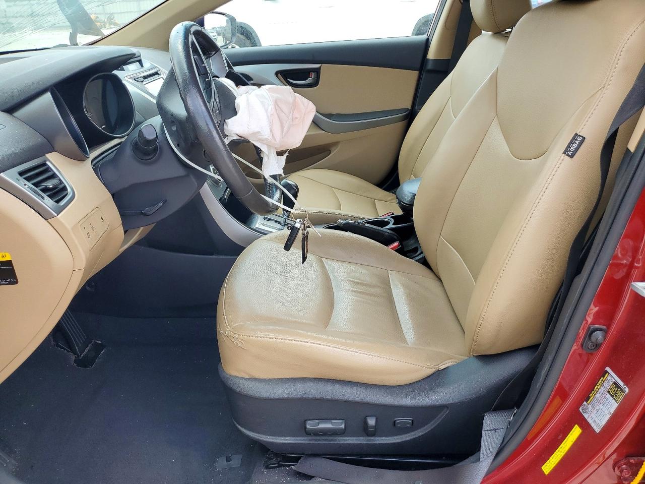 2013 Hyundai Elantra Limited Red vin: 5NPDH4AE3DH399152