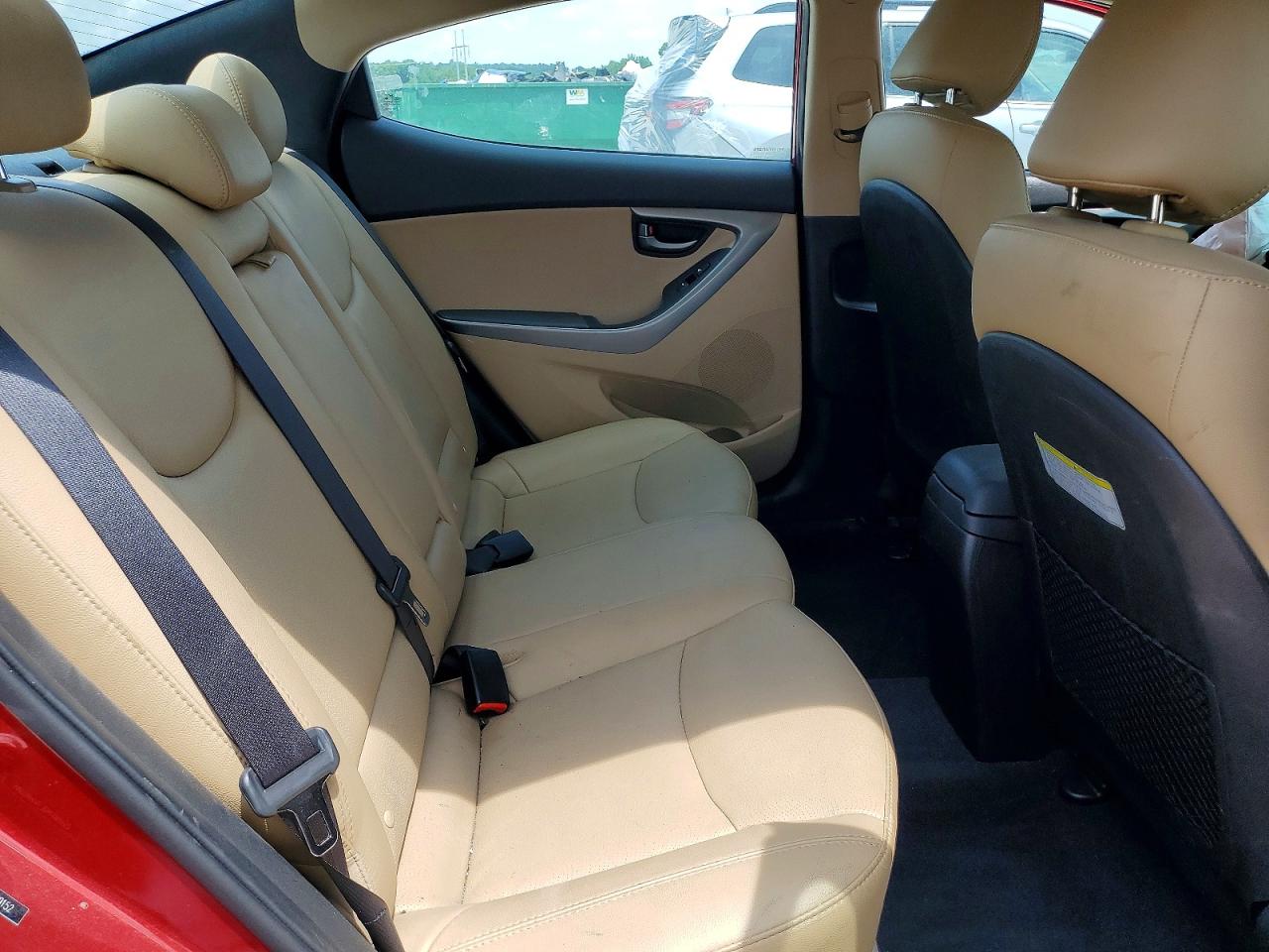 2013 Hyundai Elantra Limited Red vin: 5NPDH4AE3DH399152