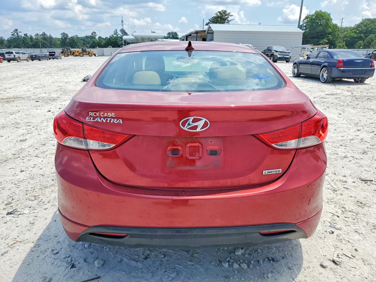 2013 Hyundai Elantra Limited Red vin: 5NPDH4AE3DH399152
