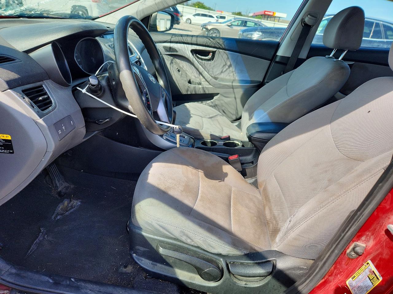 2013 Hyundai Elantra Gls Red vin: 5NPDH4AE3DH401417