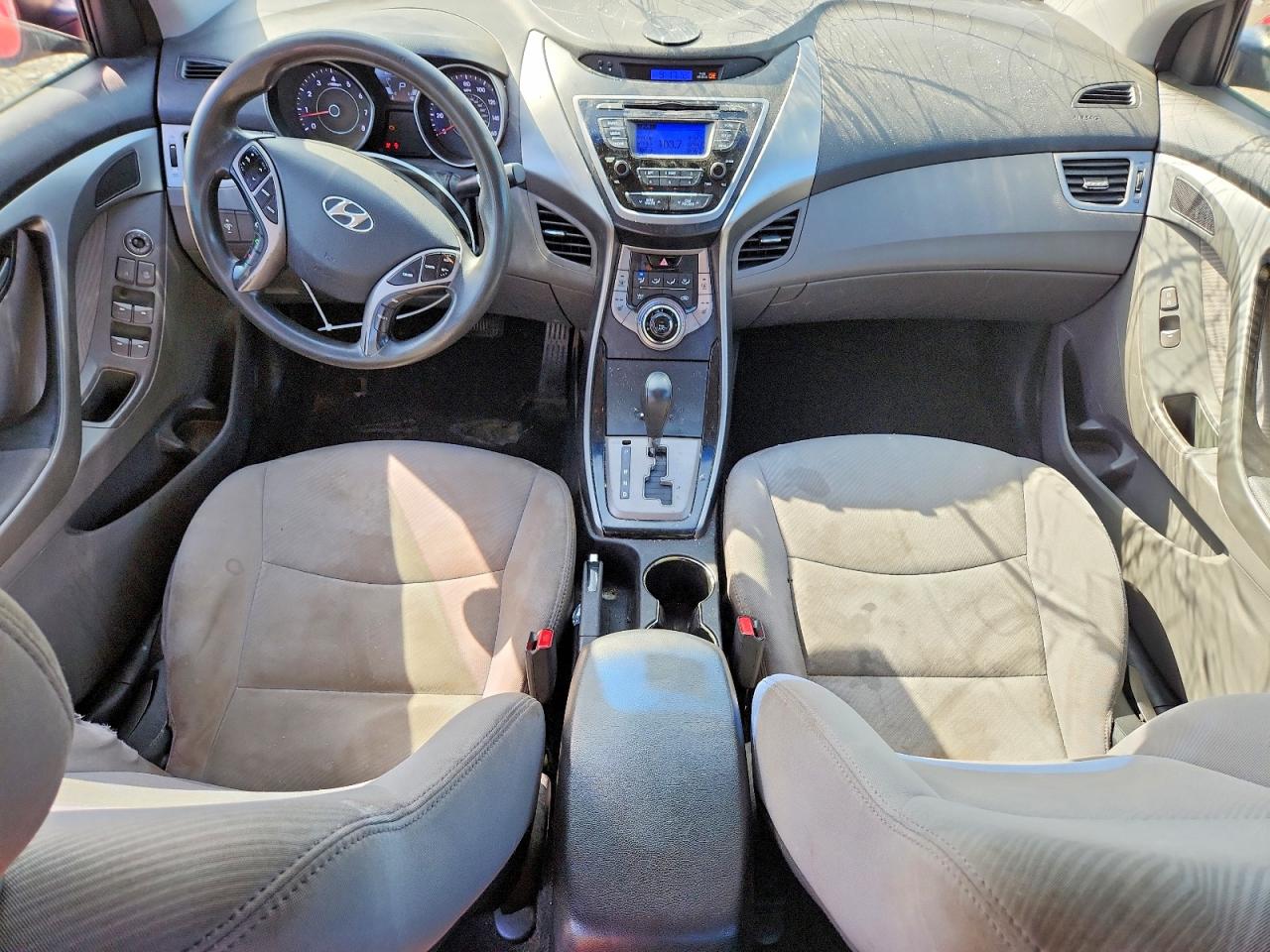 2013 Hyundai Elantra Gls Red vin: 5NPDH4AE3DH401417