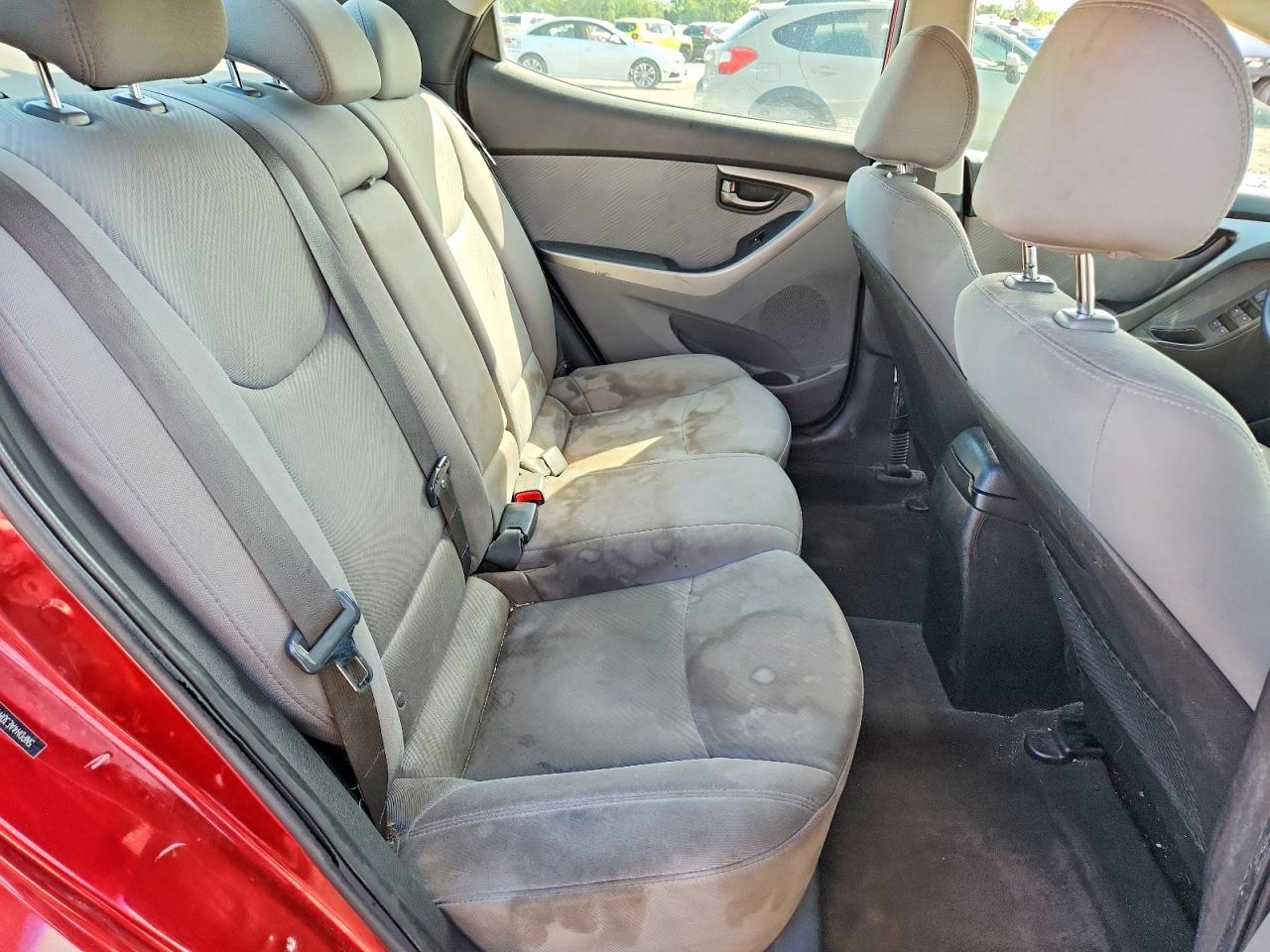 2013 Hyundai Elantra Gls Red vin: 5NPDH4AE3DH401417