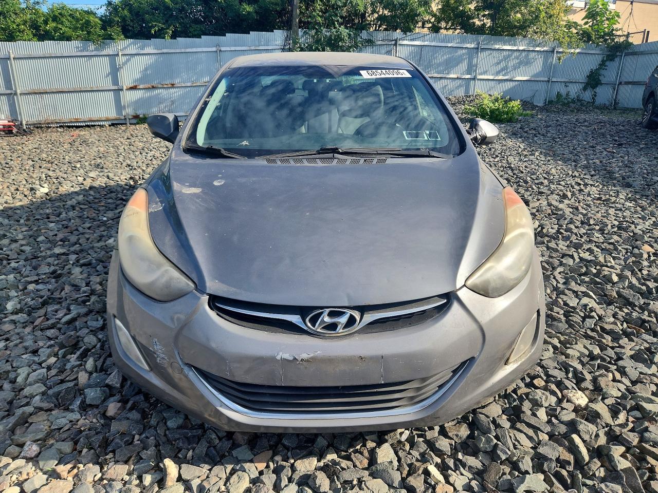 2013 Hyundai Elantra Gray vin: 5NPDH4AE3DH404690