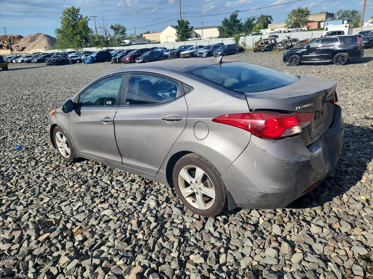 2013 Hyundai Elantra Gray vin: 5NPDH4AE3DH404690
