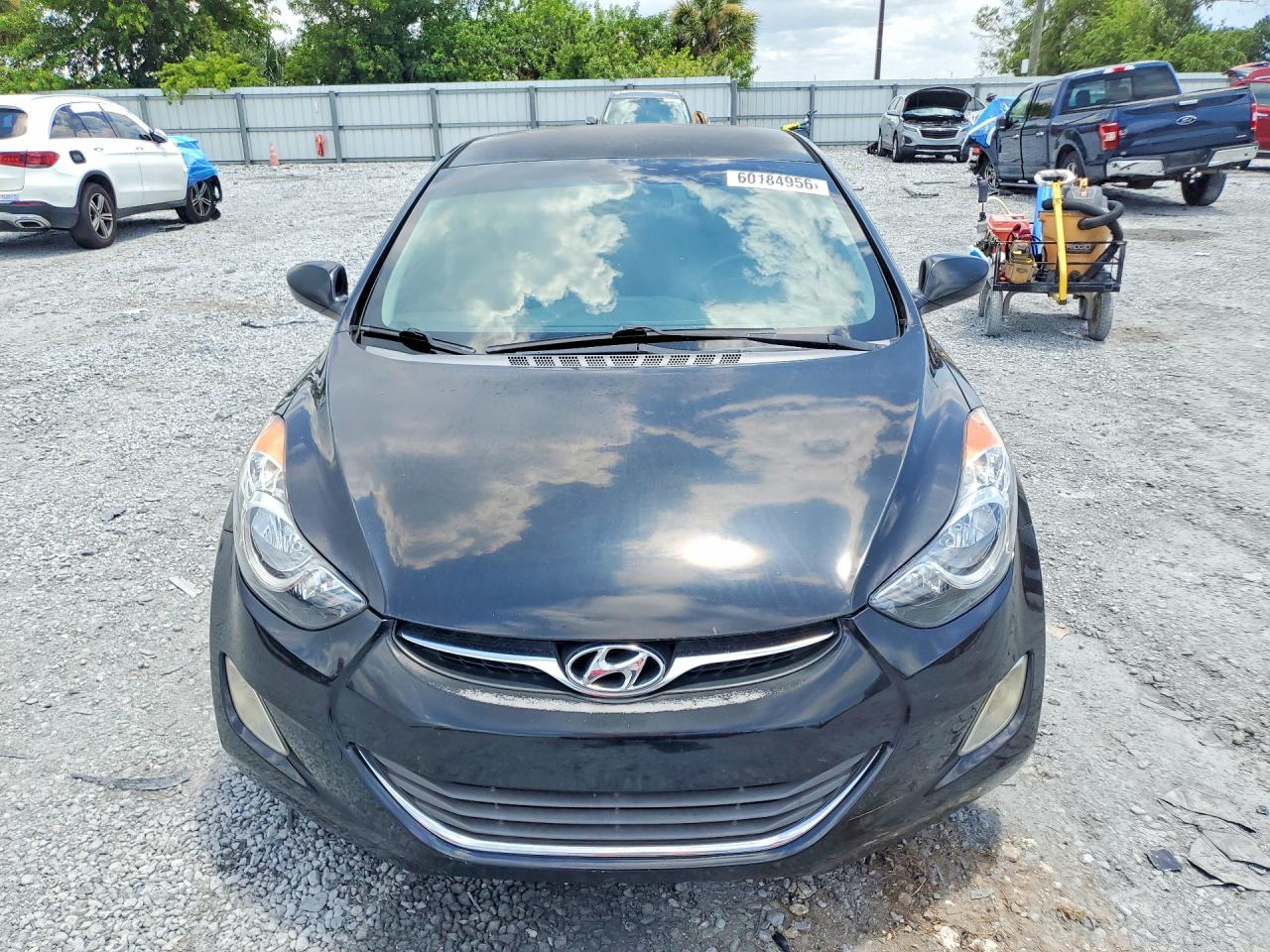 2013 Hyundai Elantra Gls Black vin: 5NPDH4AE3DH408061