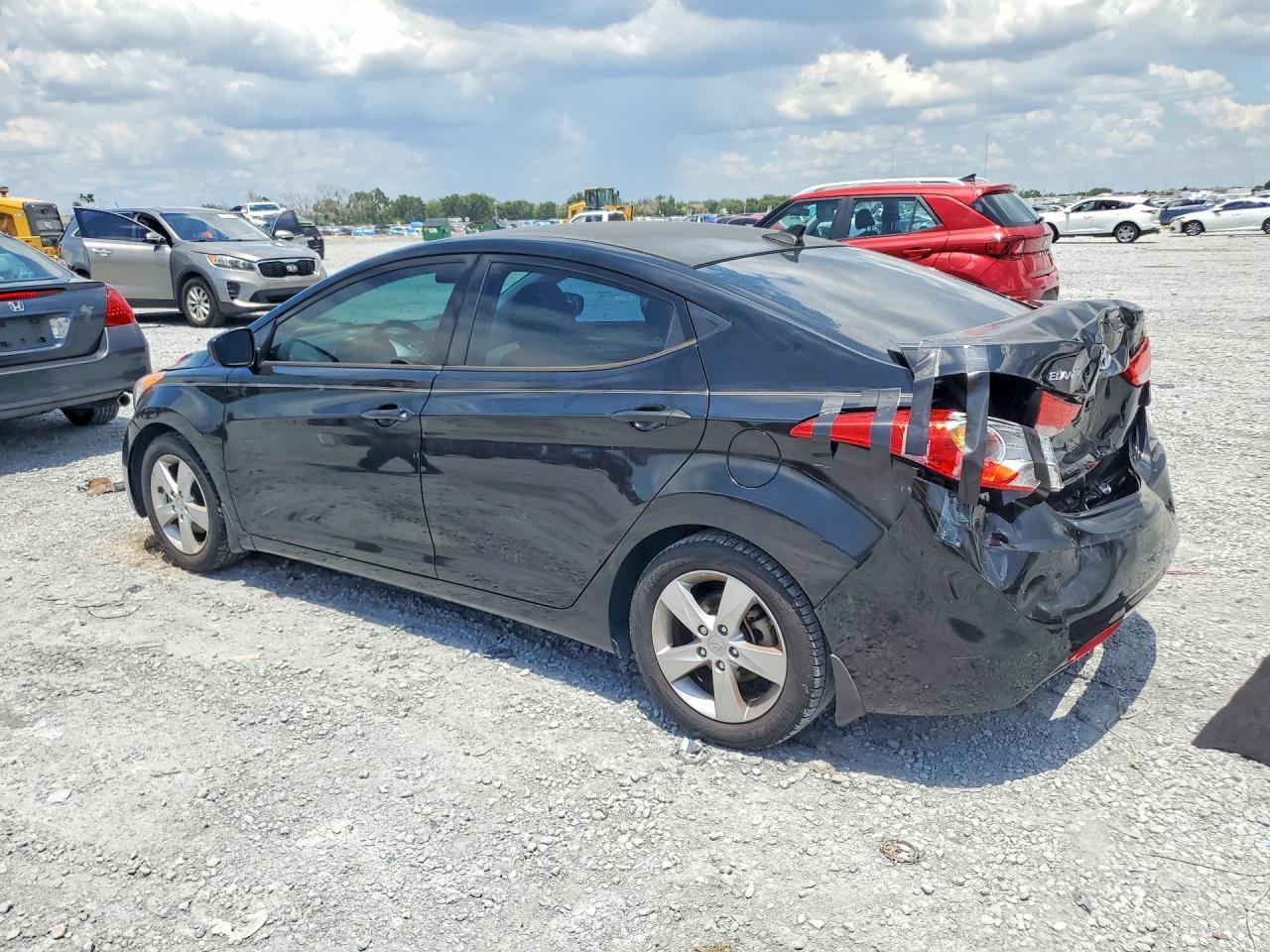 2013 Hyundai Elantra Gls Black vin: 5NPDH4AE3DH408061