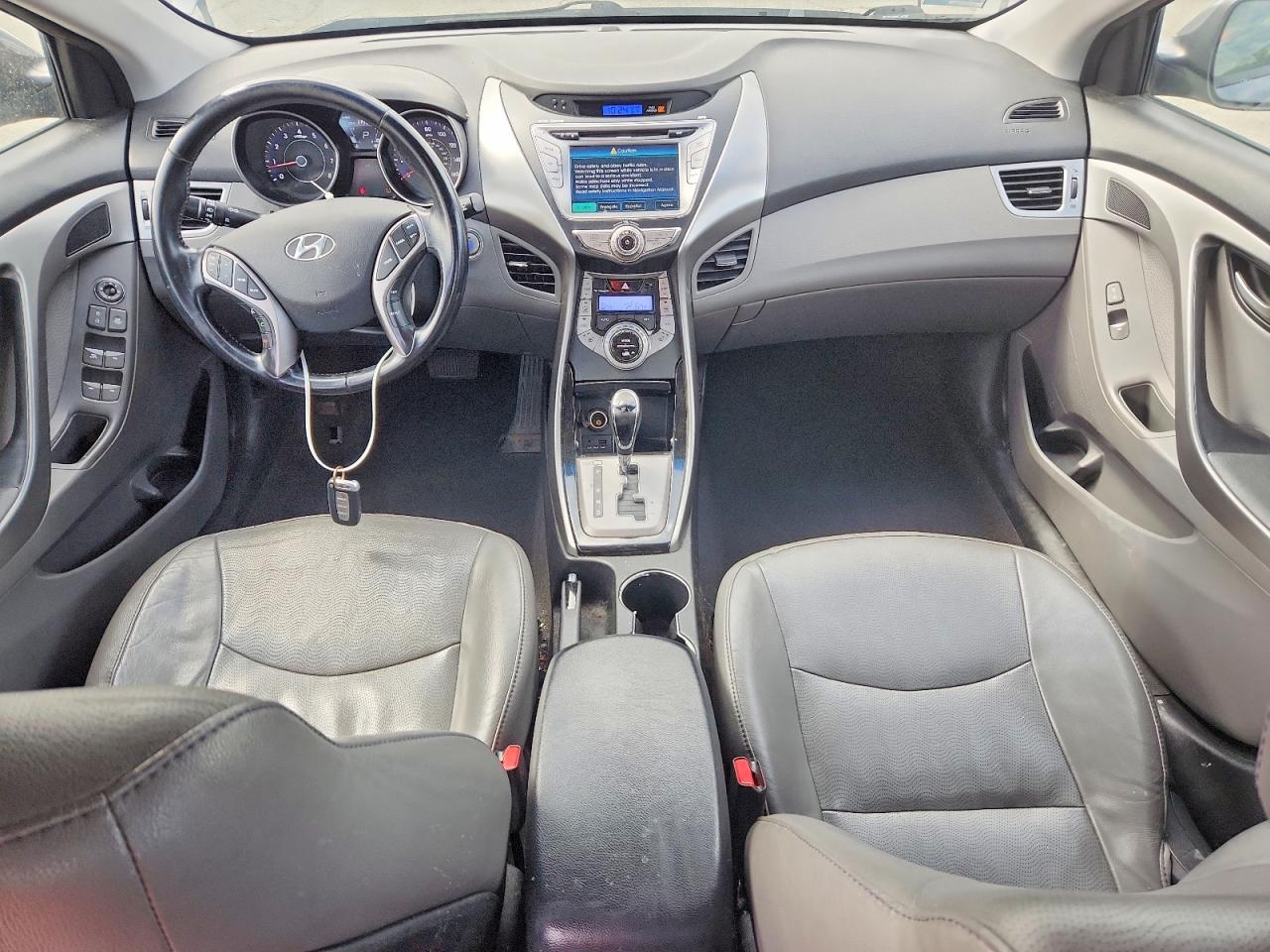 2013 Hyundai Elantra Limited Gray vin: 5NPDH4AE3DH408299