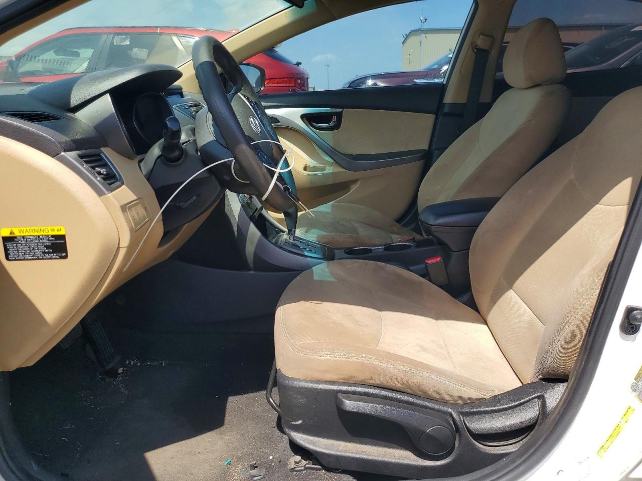2013 Hyundai Elantra Gls Белый vin: 5NPDH4AE3DH411235