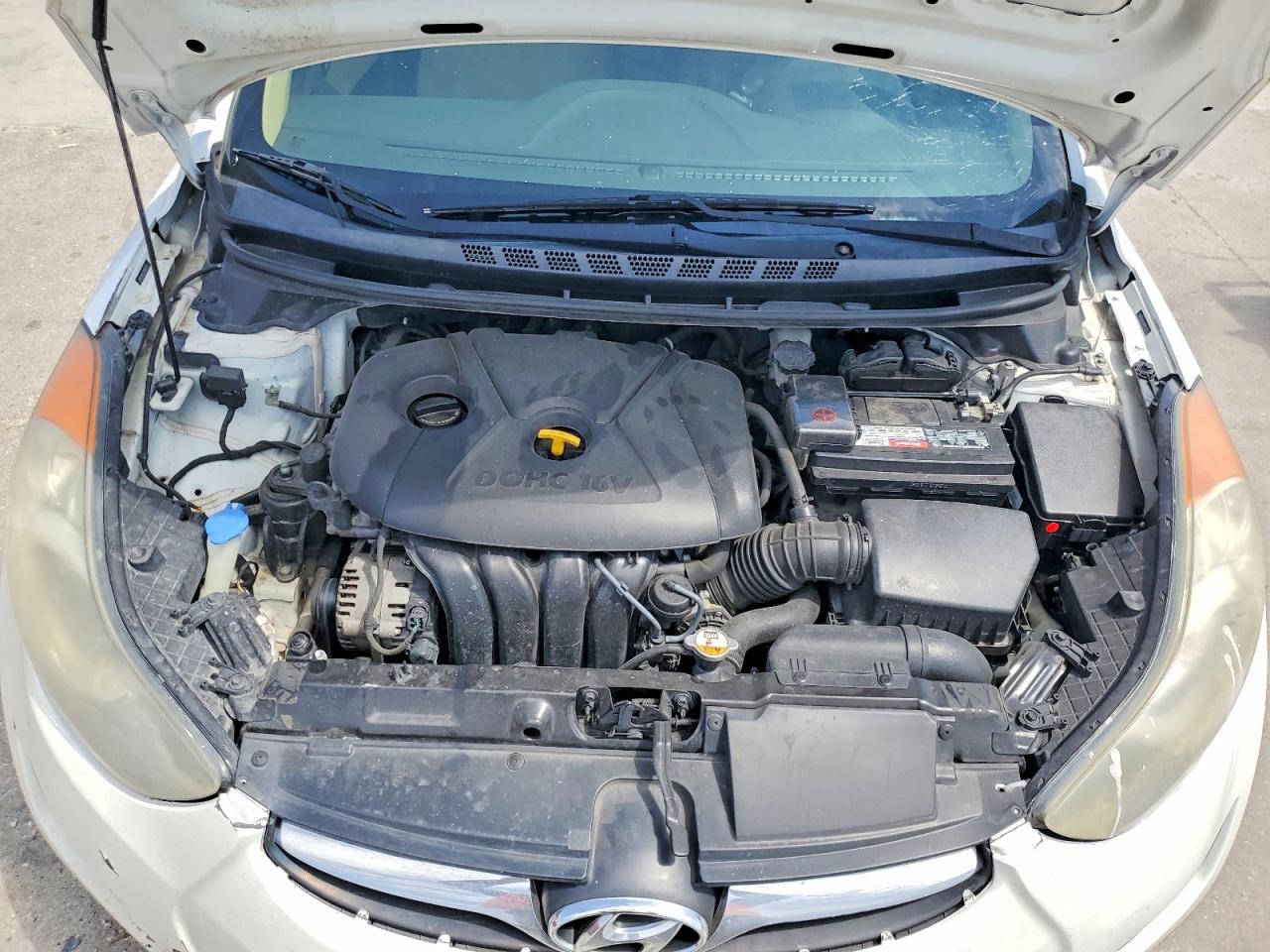 2013 Hyundai Elantra Gls Белый vin: 5NPDH4AE3DH411235