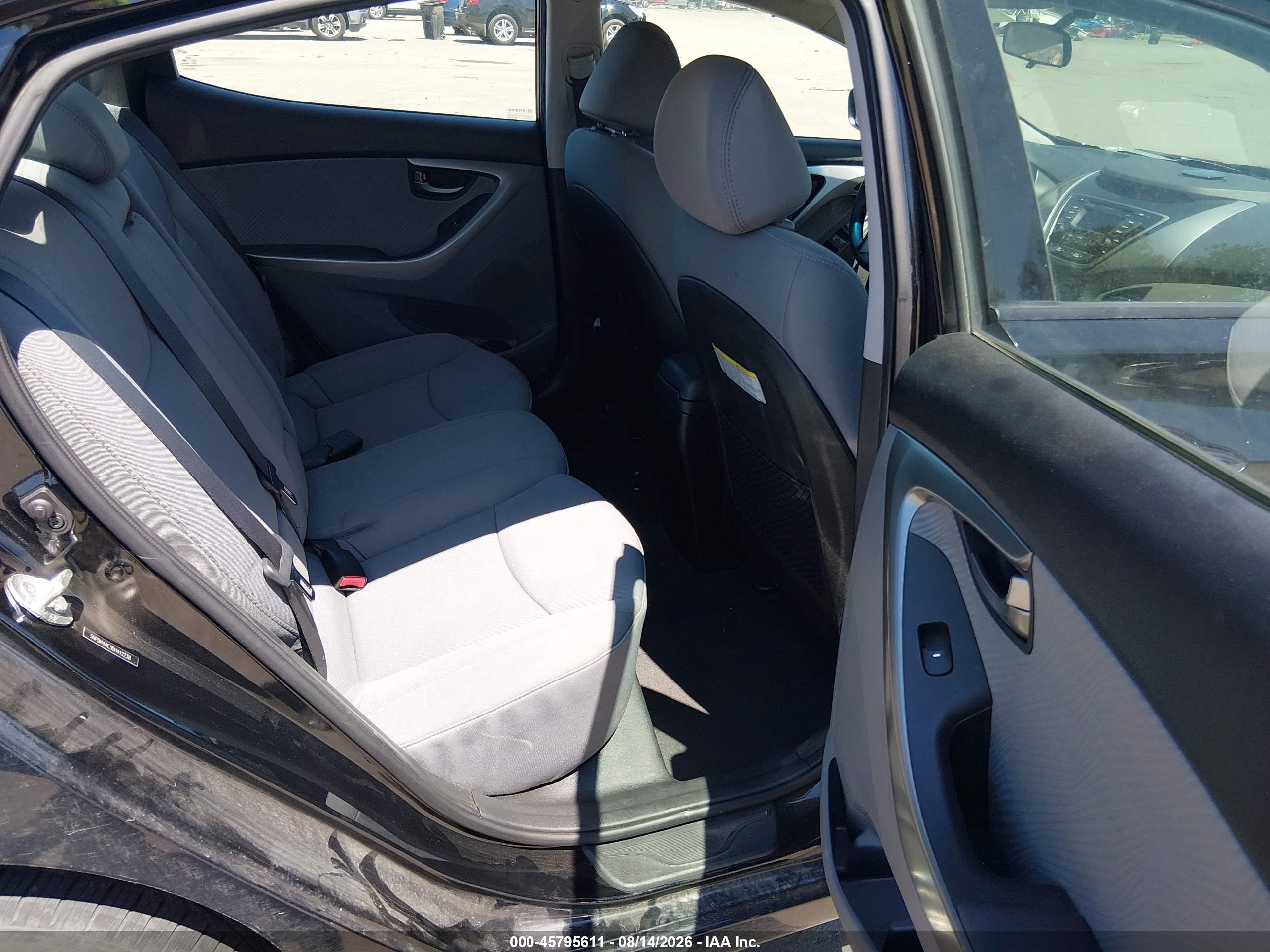 2013 Hyundai Elantra Gls Black vin: 5NPDH4AE3DH412238