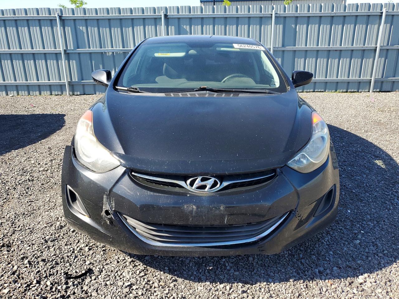 2013 Hyundai Elantra Gls Black vin: 5NPDH4AE3DH414636