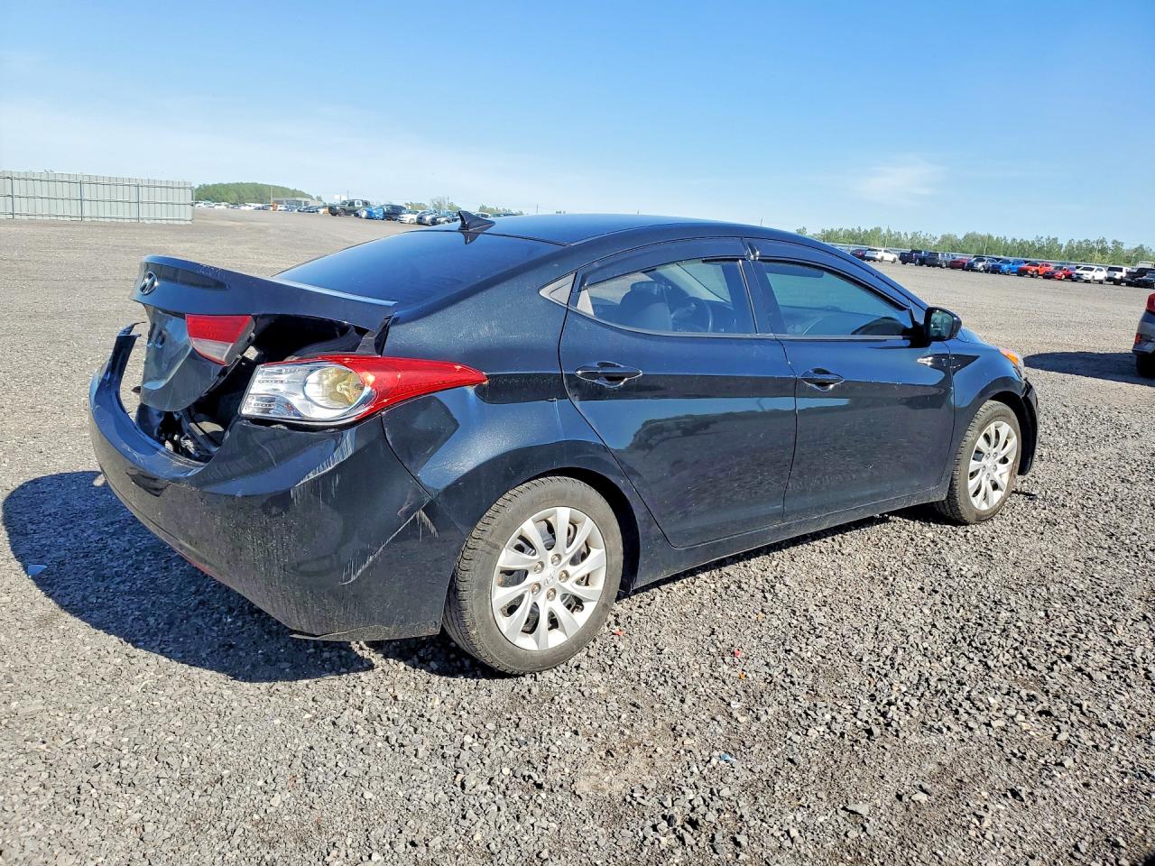 2013 Hyundai Elantra Gls Black vin: 5NPDH4AE3DH414636