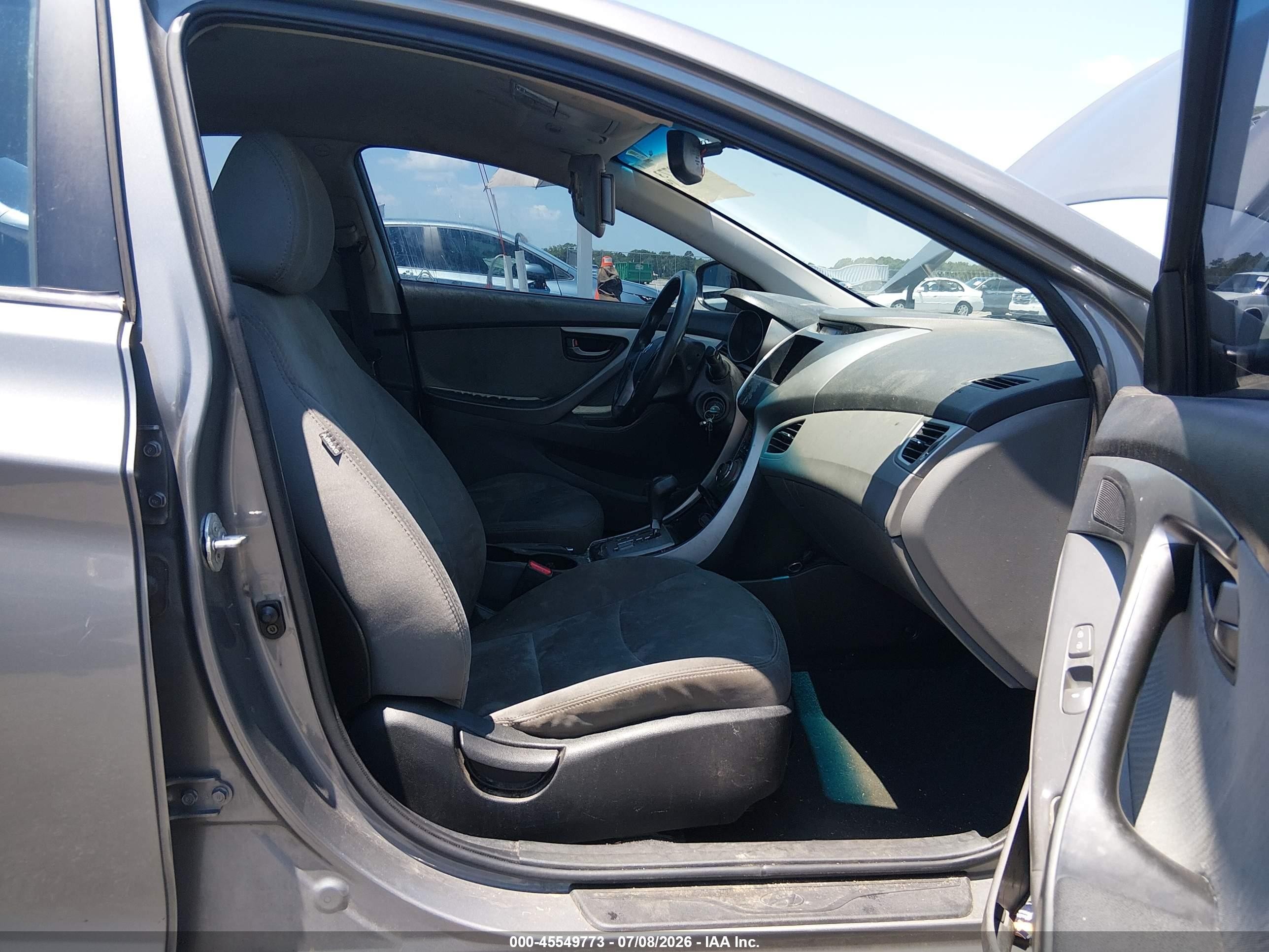 2013 Hyundai Elantra Gls Gray vin: 5NPDH4AE3DH415107