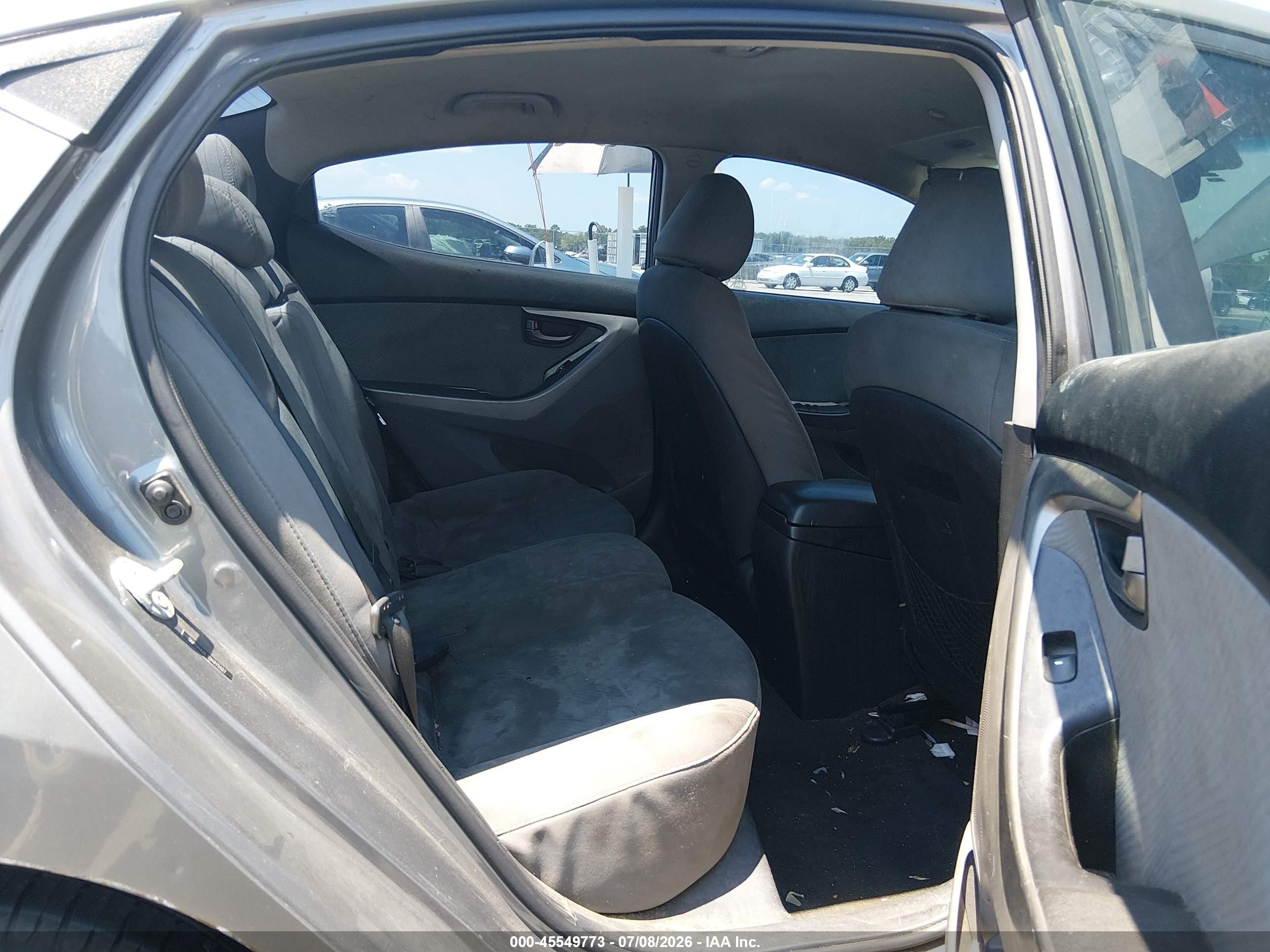 2013 Hyundai Elantra Gls Gray vin: 5NPDH4AE3DH415107