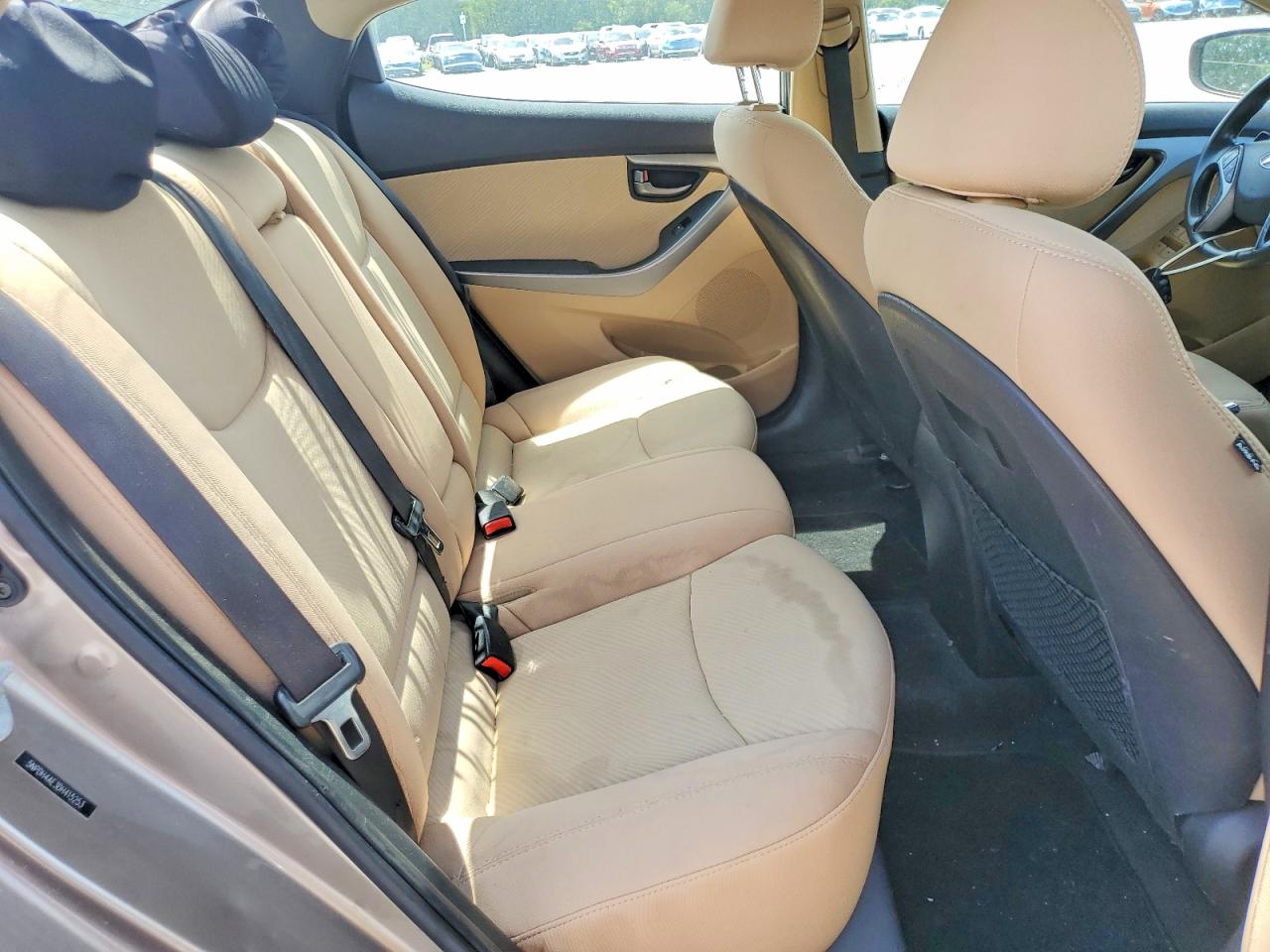 2013 Hyundai Elantra Gls Beige vin: 5NPDH4AE3DH415253