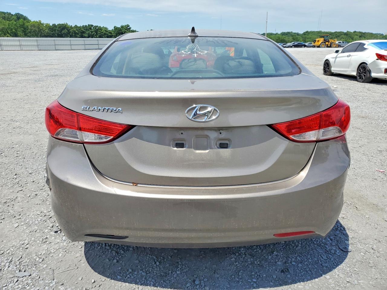 2013 Hyundai Elantra Gls Beige vin: 5NPDH4AE3DH415253