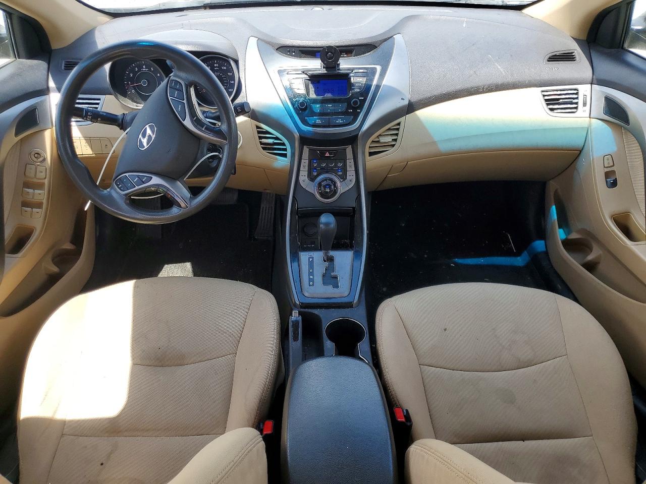 2013 Hyundai Elantra Gls Beige vin: 5NPDH4AE3DH415253