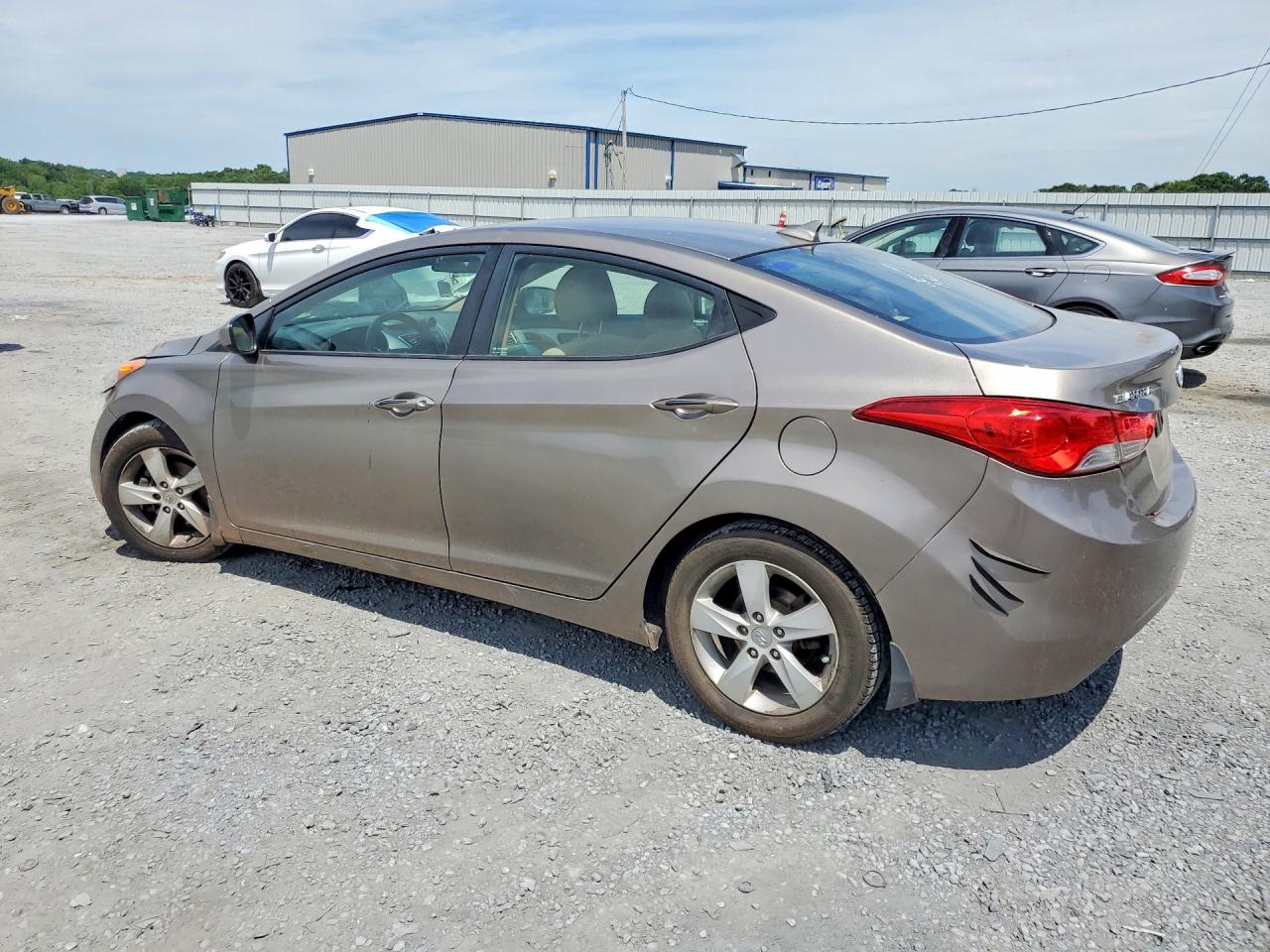 2013 Hyundai Elantra Gls Beige vin: 5NPDH4AE3DH415253