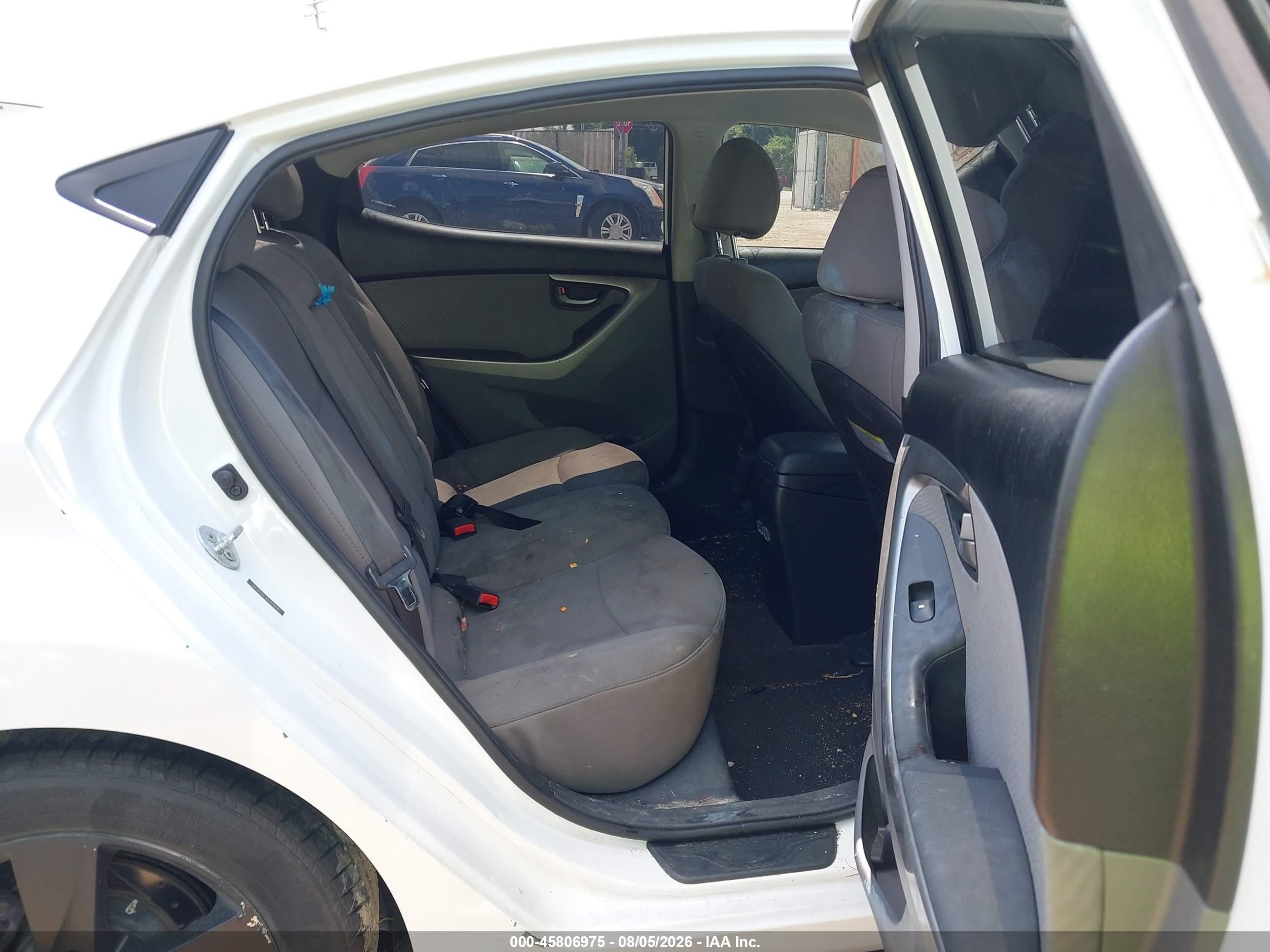 2013 Hyundai Elantra Gls Белый vin: 5NPDH4AE3DH420646