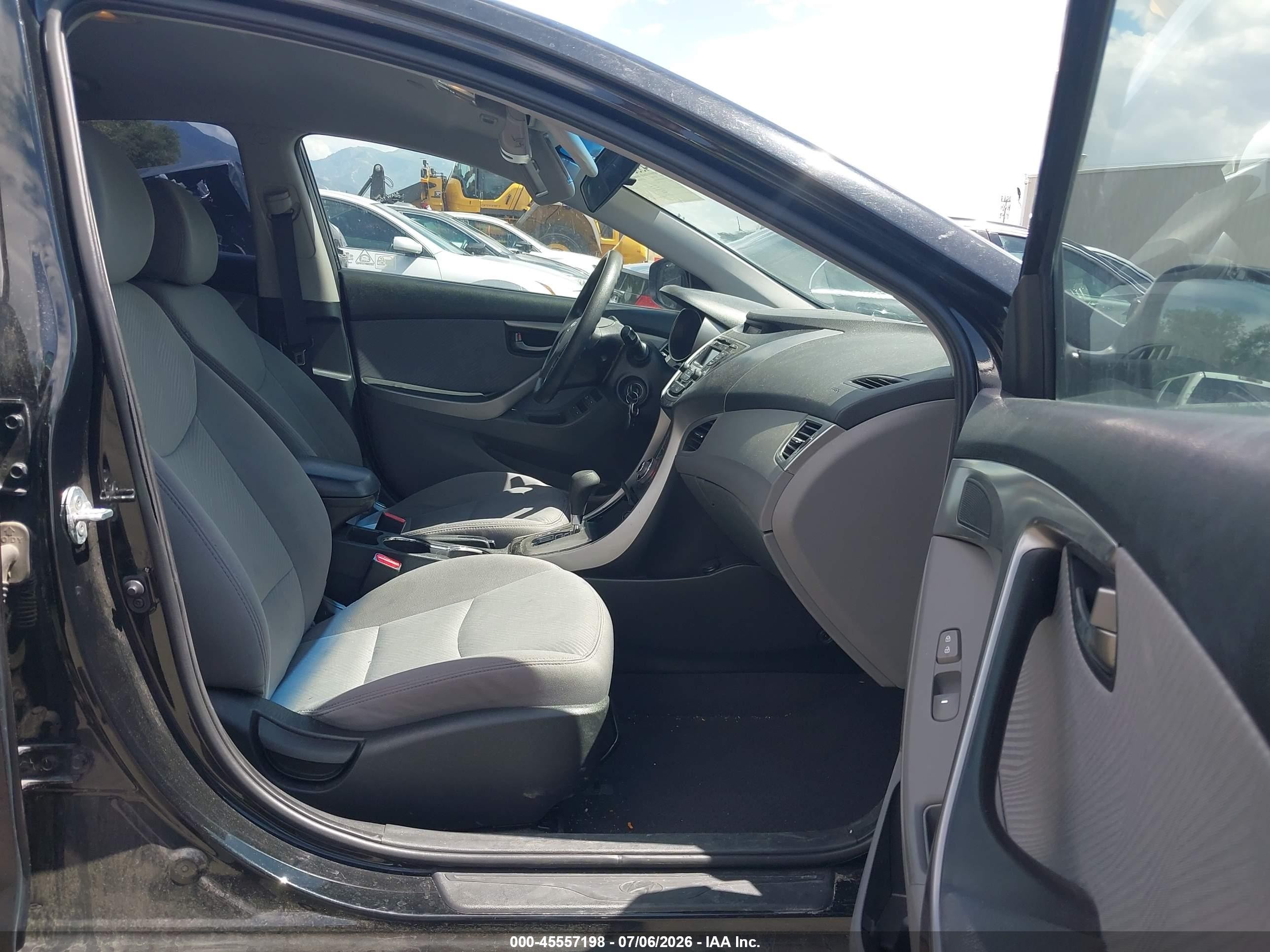 2013 Hyundai Elantra Gls Black vin: 5NPDH4AE3DH421358