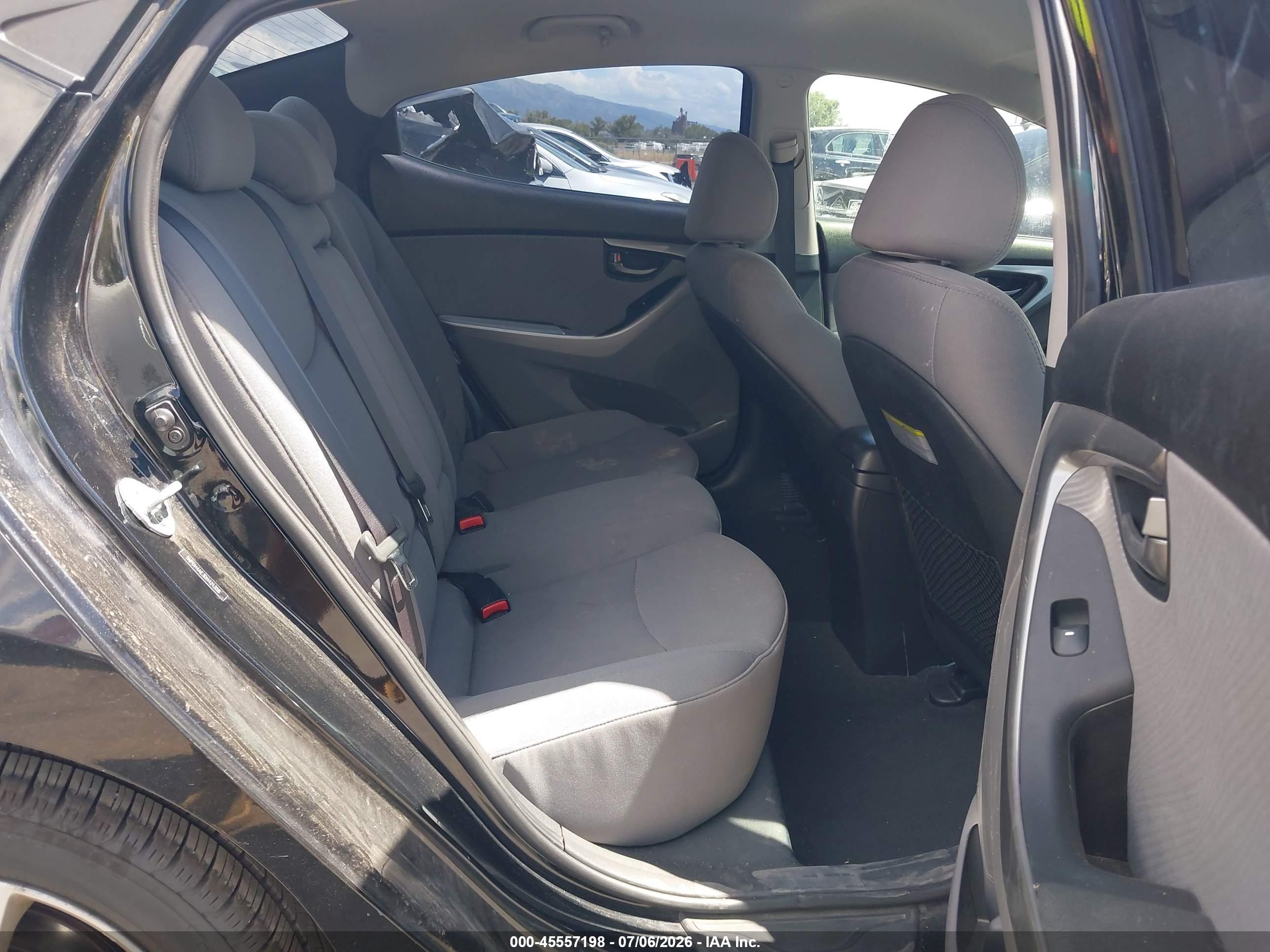 2013 Hyundai Elantra Gls Black vin: 5NPDH4AE3DH421358