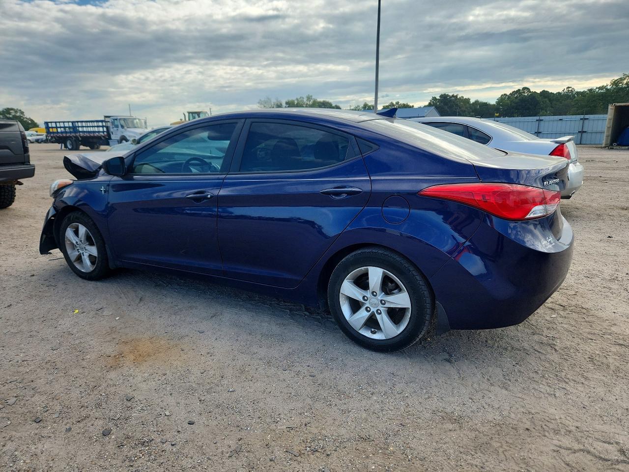 2013 Hyundai Elantra Gls Blue vin: 5NPDH4AE3DH421957