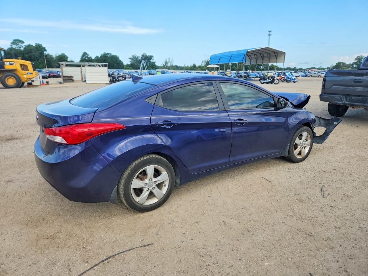 2013 Hyundai Elantra Gls Blue vin: 5NPDH4AE3DH421957