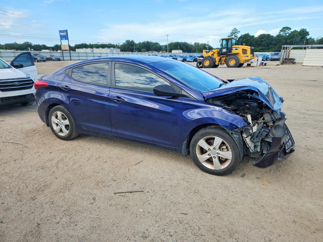 2013 Hyundai Elantra Gls Blue vin: 5NPDH4AE3DH421957