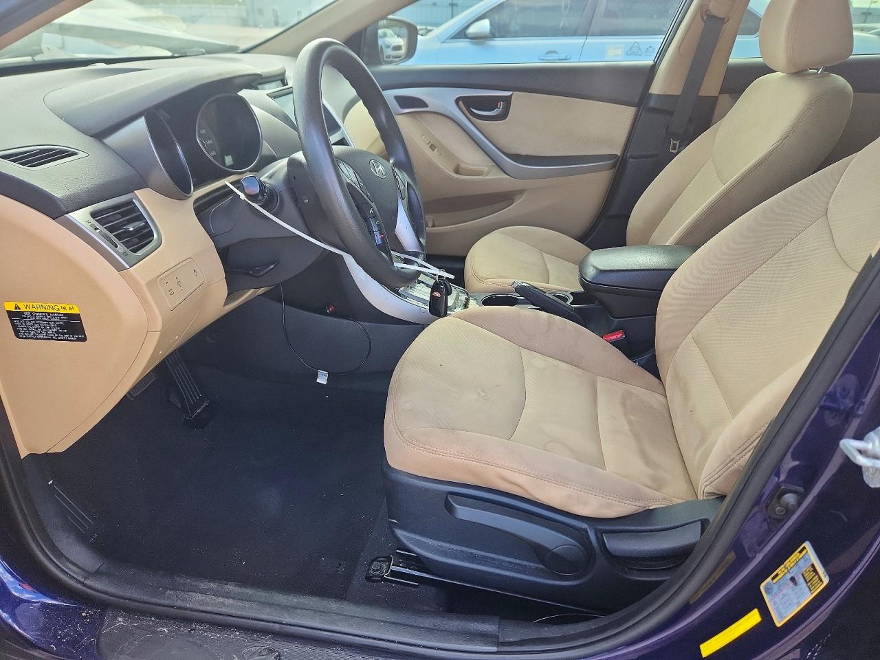 2013 Hyundai Elantra Gls Blue vin: 5NPDH4AE3DH421957
