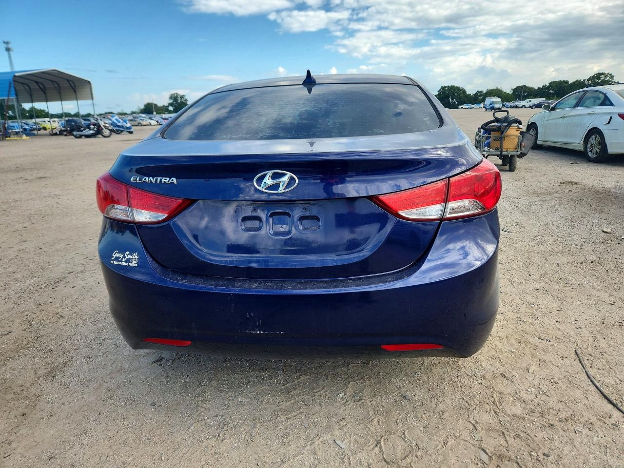 2013 Hyundai Elantra Gls Blue vin: 5NPDH4AE3DH421957