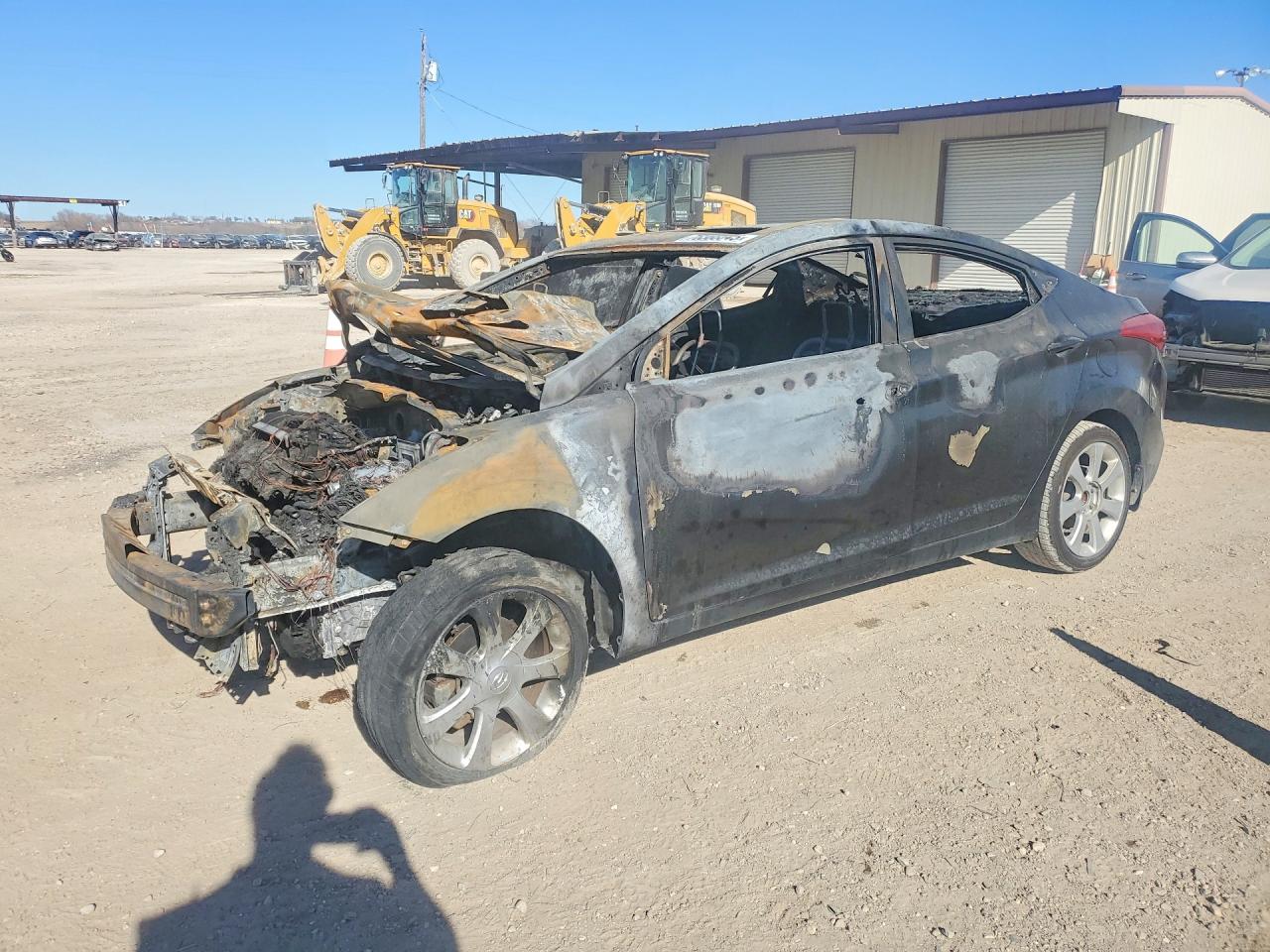 2013 Hyundai Elantra Gls Burn vin: 5NPDH4AE3DH422087