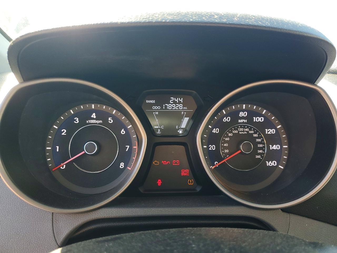 2013 Hyundai Elantra Gls Black vin: 5NPDH4AE3DH429069