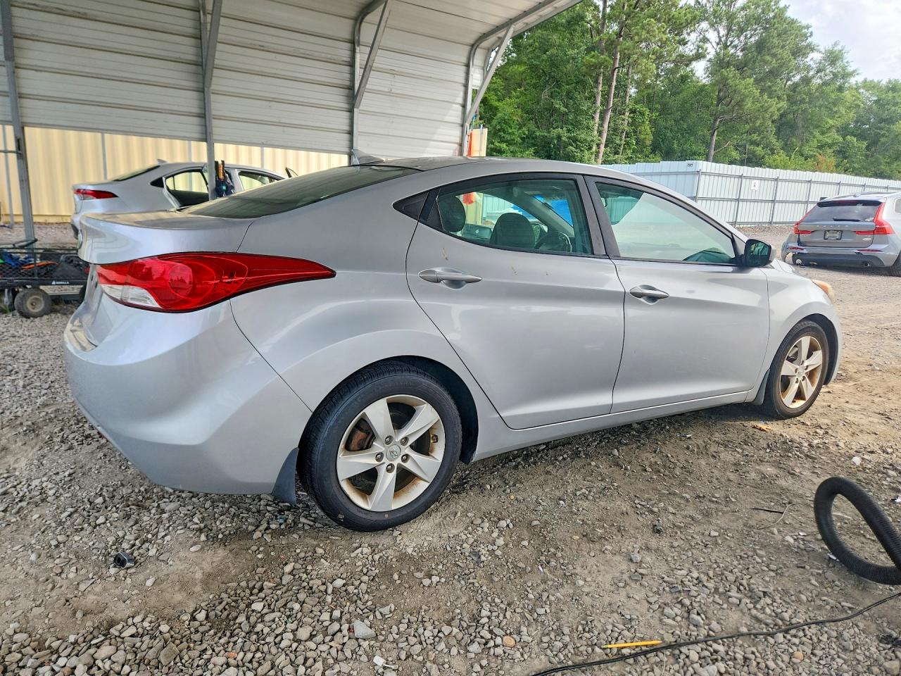 2013 Hyundai Elantra Gls Silver vin: 5NPDH4AE3DH429251