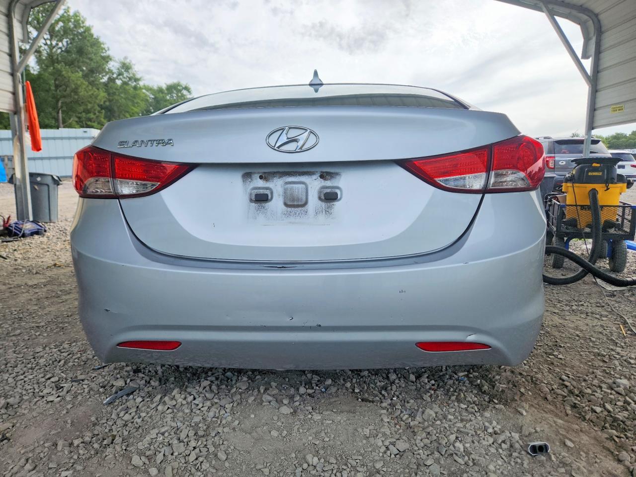 2013 Hyundai Elantra Gls Silver vin: 5NPDH4AE3DH429251