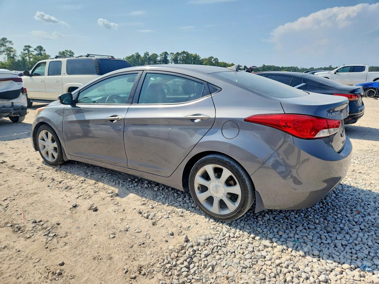 2013 Hyundai Elantra Limited Gray vin: 5NPDH4AE3DH433428