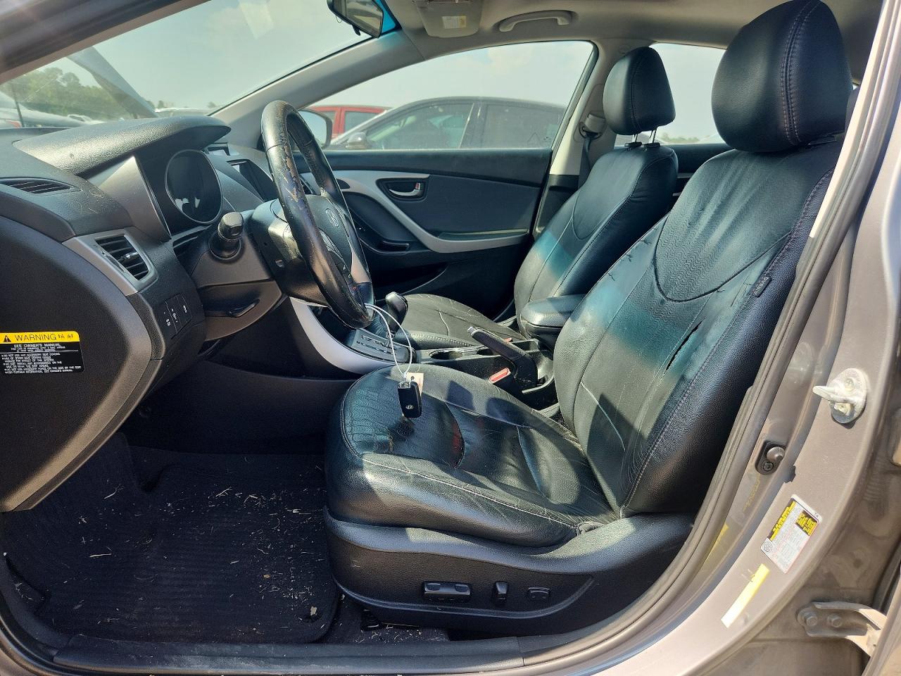 2013 Hyundai Elantra Limited Gray vin: 5NPDH4AE3DH433428