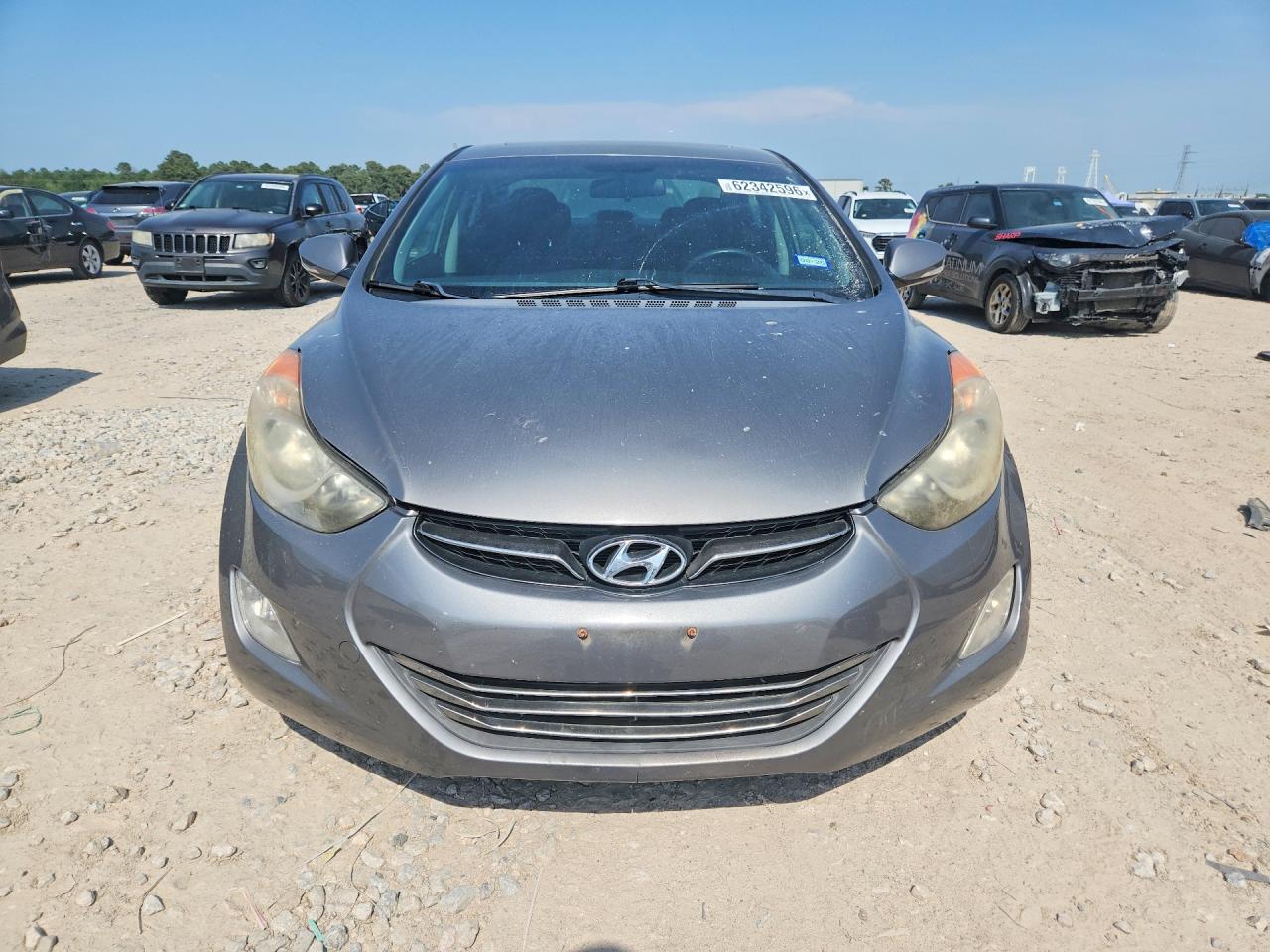 2013 Hyundai Elantra Limited Gray vin: 5NPDH4AE3DH433428