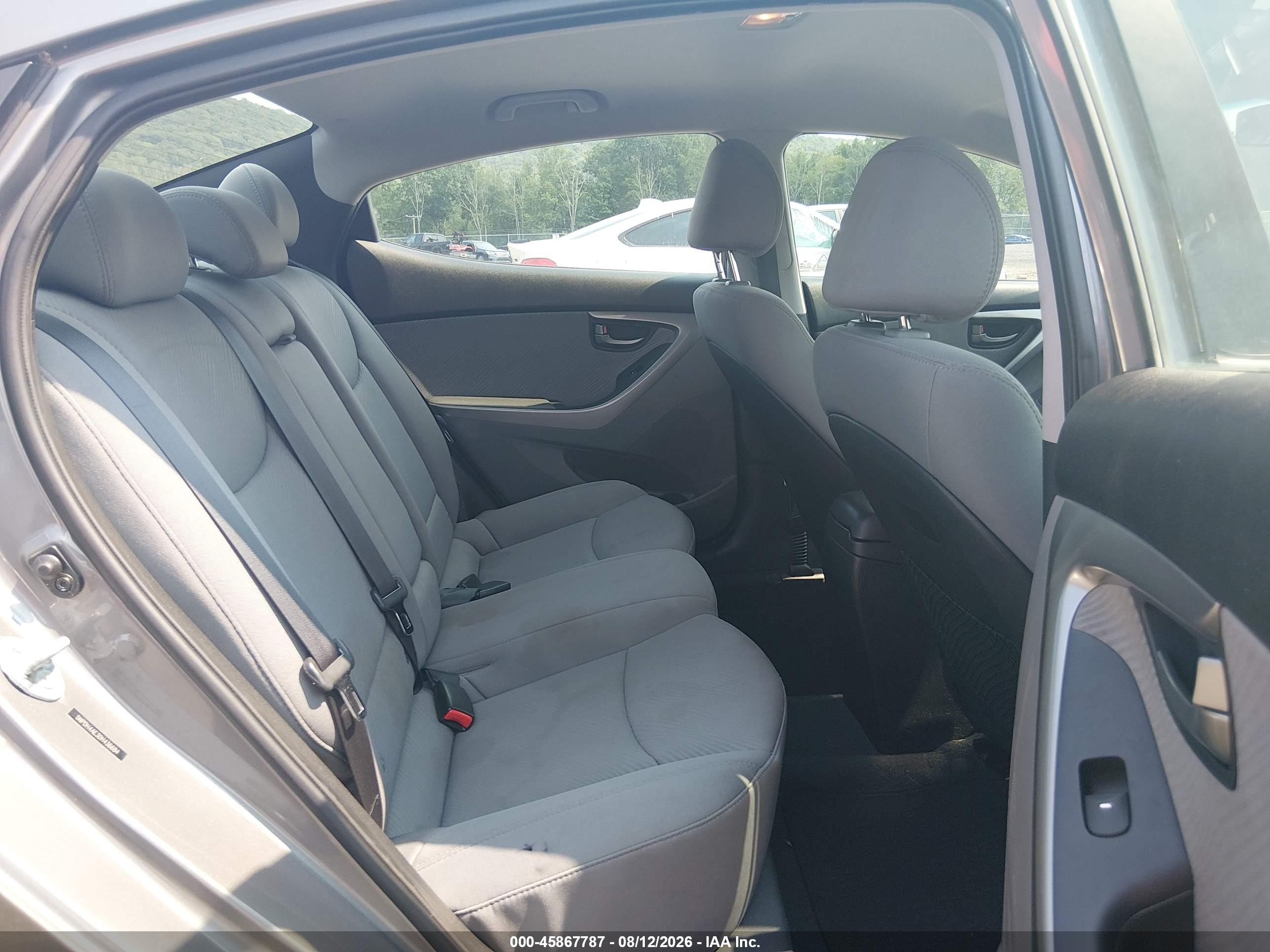 2013 Hyundai Elantra Gls Gray vin: 5NPDH4AE3DH436684