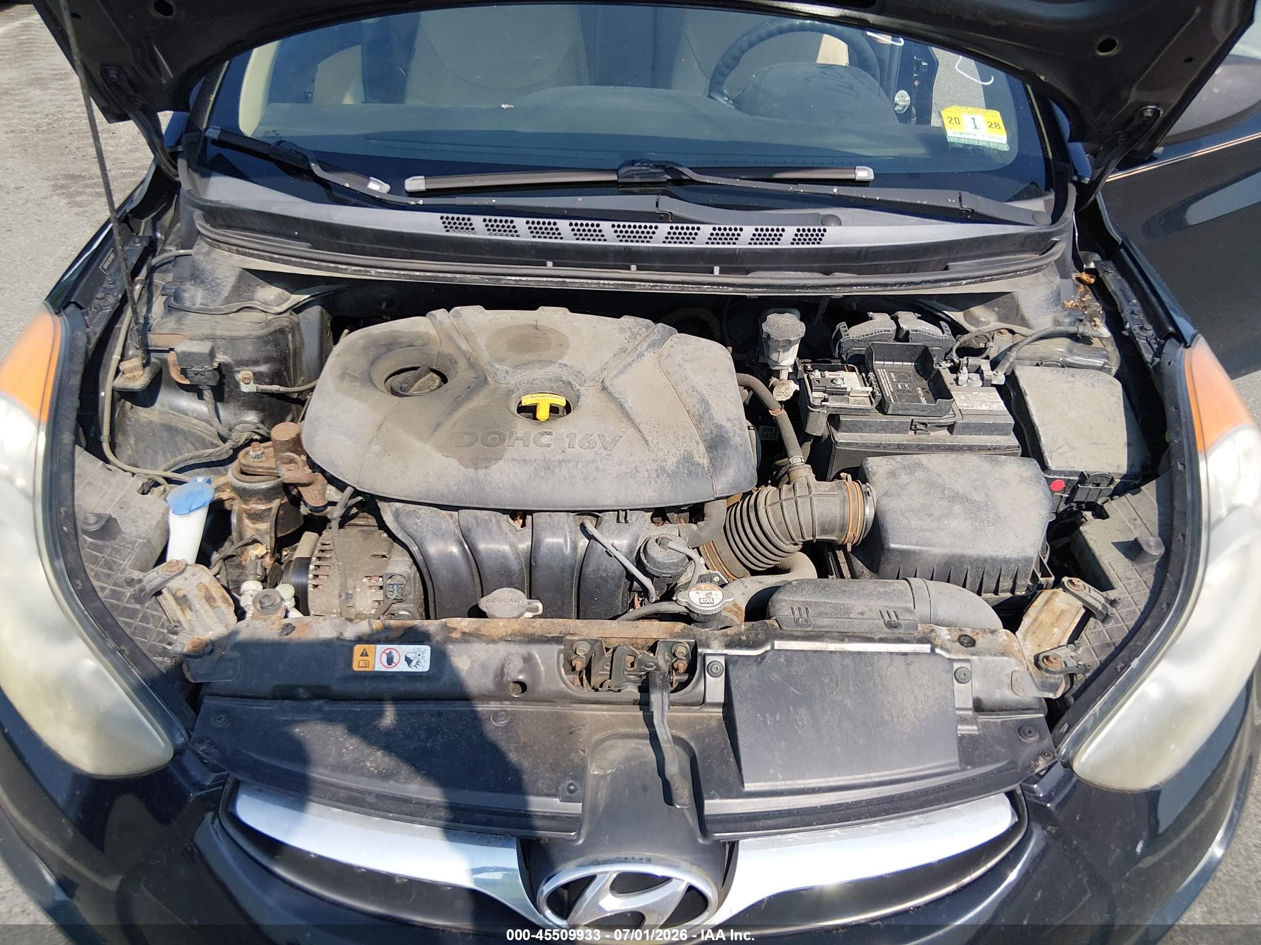 2013 Hyundai Elantra Gls Black vin: 5NPDH4AE3DH438077