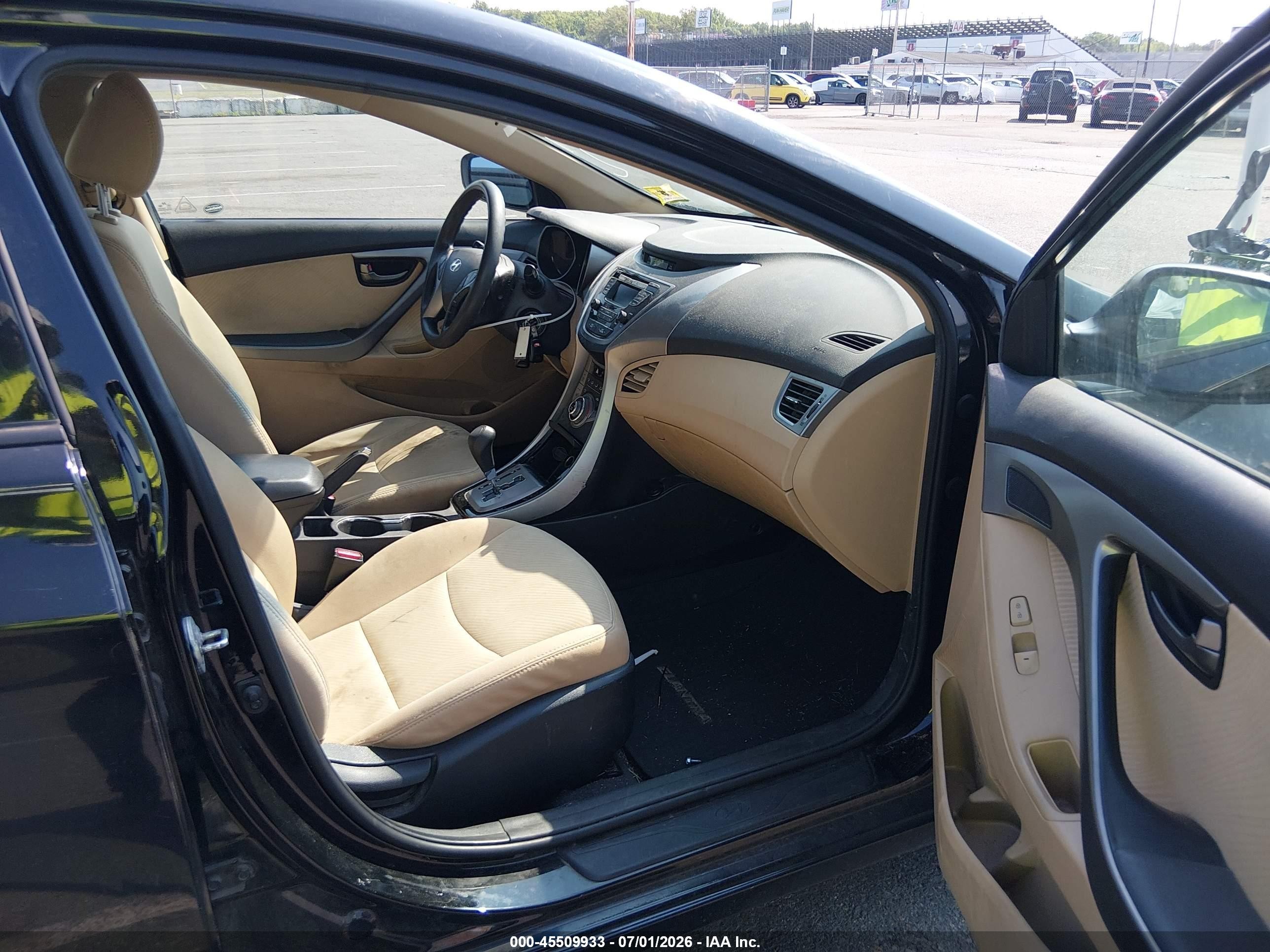 2013 Hyundai Elantra Gls Black vin: 5NPDH4AE3DH438077
